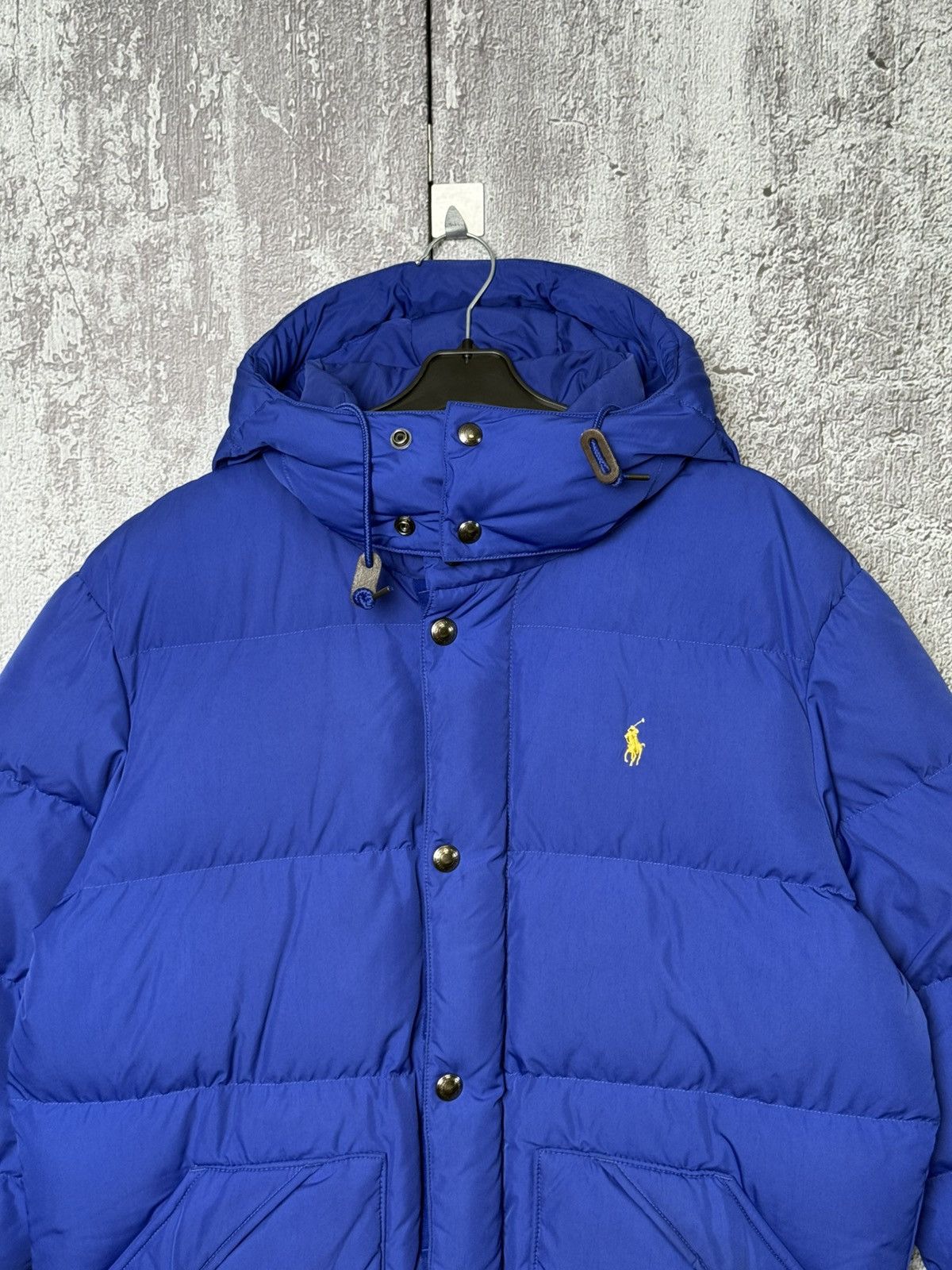 Polo Ralph Lauren Polo Ralph Lauren Men's Royal Blue Puffer Down Hooded Jacket Size US M / EU 48-50 / 2 - 2 Thumbnail