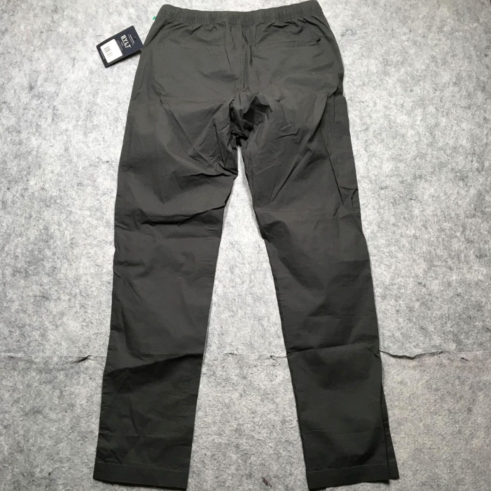 Vintage BYLT The BYLT Pant Charcoal Medium Mens Regular Stretch Chino Pants Casual Travel Lightweight Cotton Spandex Size US 31 - 6 Thumbnail