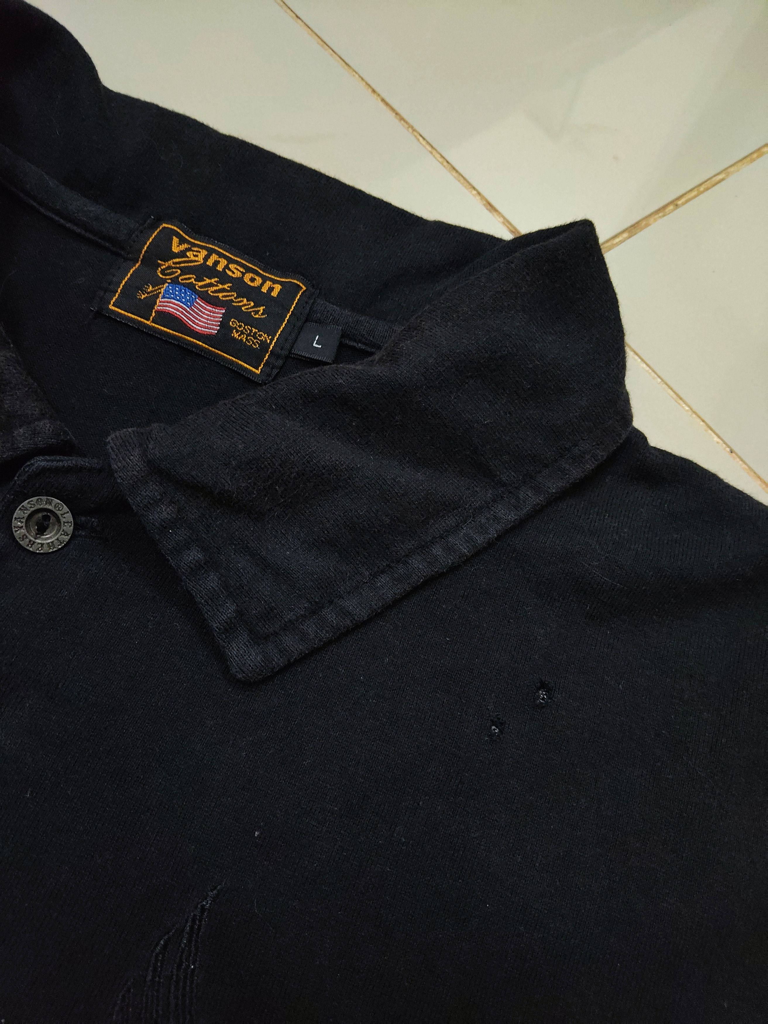 Vintage vintage VANSON Leather embroidery polo t shirt rare Size US XL / EU 56 / 4 - 6 Thumbnail