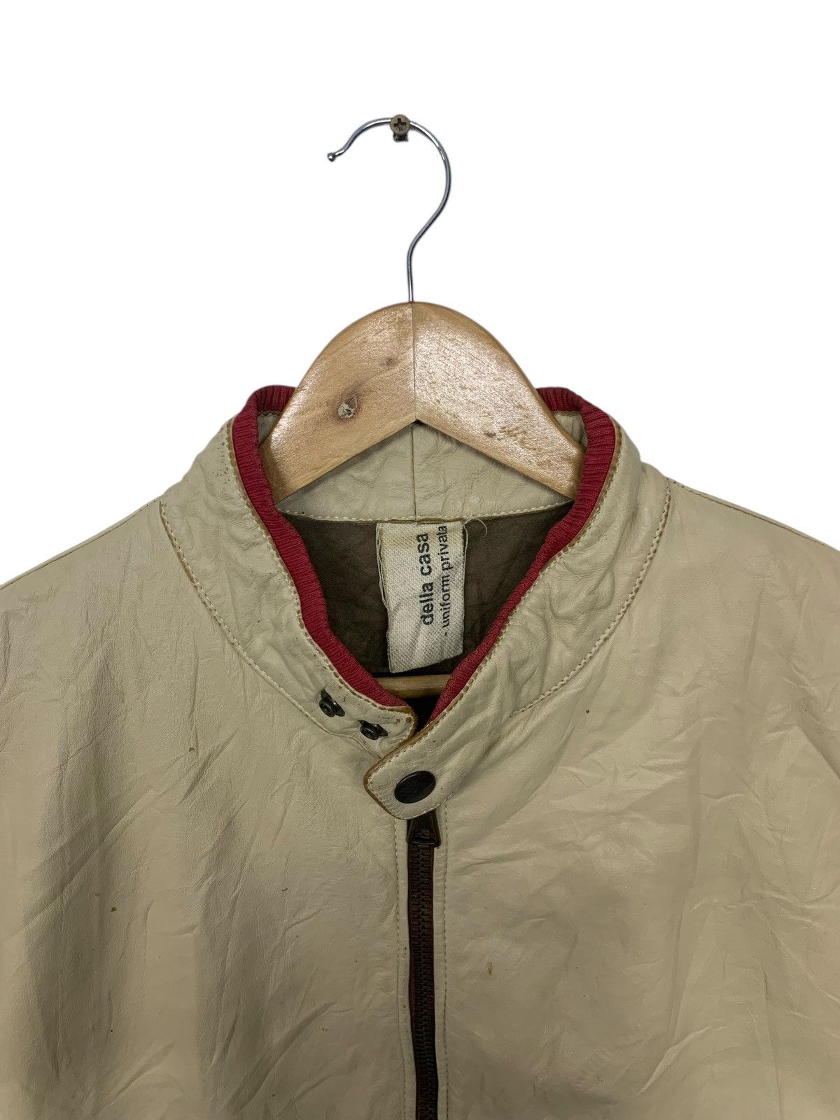 Genuine Leather × Leather Della Casa Marcello Pampaloni Leather Rider Jacket Size US M / EU 48-50 / 2 - 7 Thumbnail