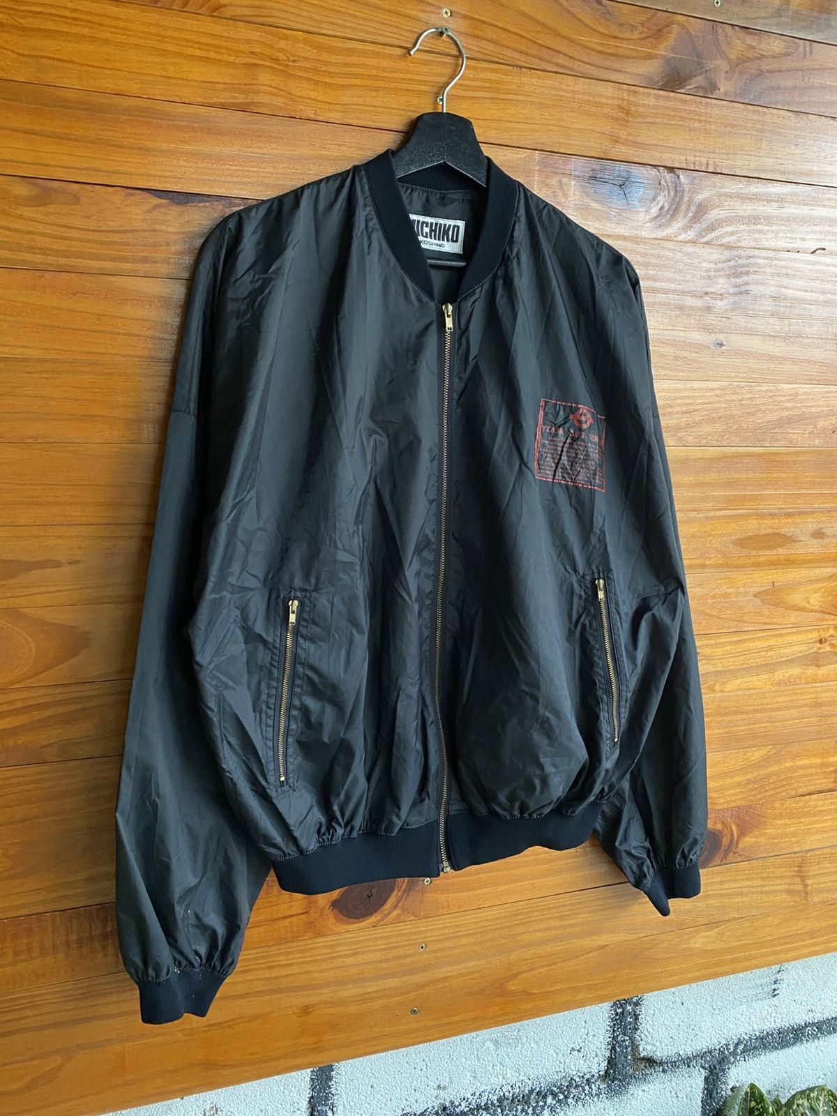 Vintage Michiko London Koshino Black Bomber Jacket Japan