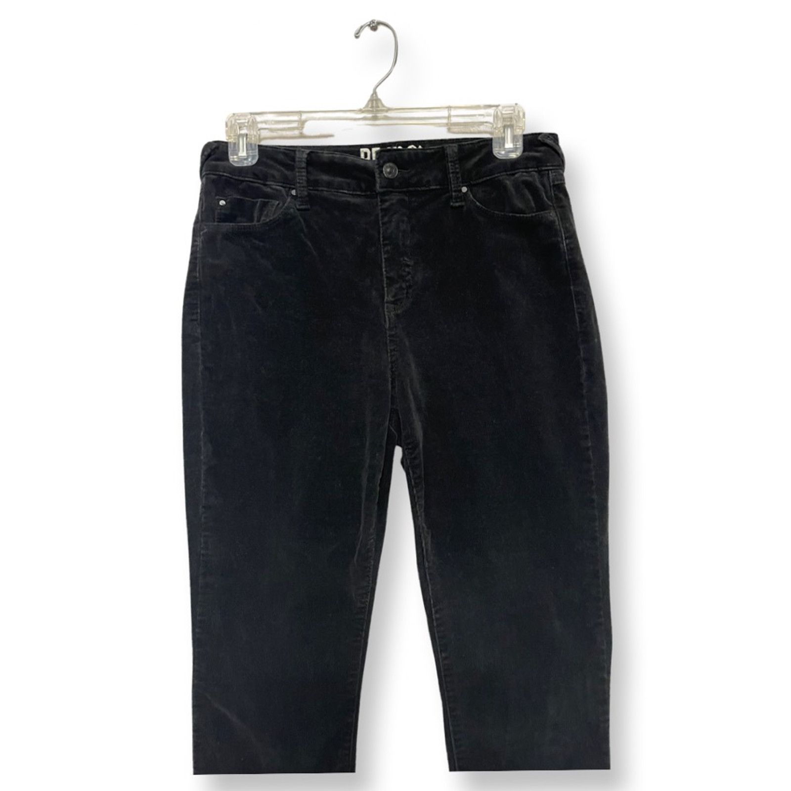 Other Rewash Womens Skinny Slim Pants Black Stretch Corduroy 5R/27 Size 27" / US 4 / IT 40 - 2 Thumbnail