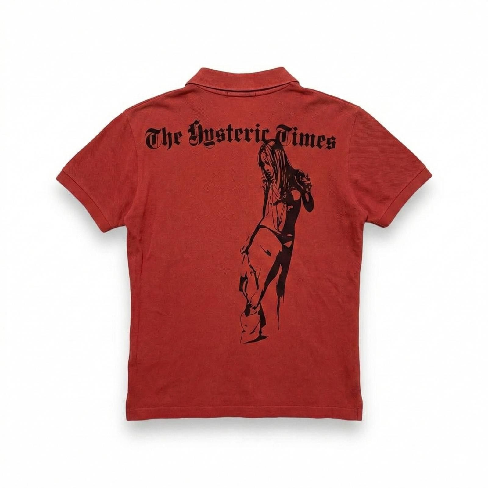 Other Hysteric Glamour - Red Polo Shirt Size US L / EU 52-54 / 3 - 1 Thumbnail