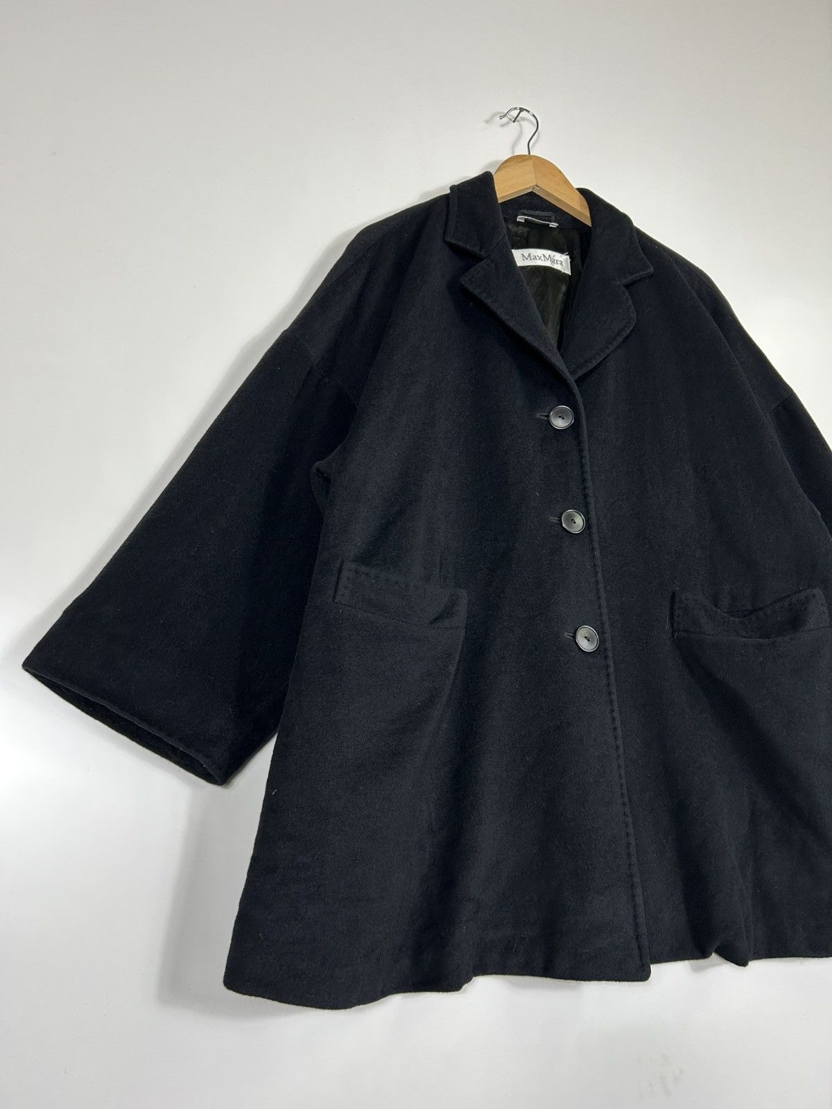 Max Mara 🔥Max Mara Wool Cashmere Baggy Coat Jacket Size S / US 4 / IT 40 - 2 Thumbnail