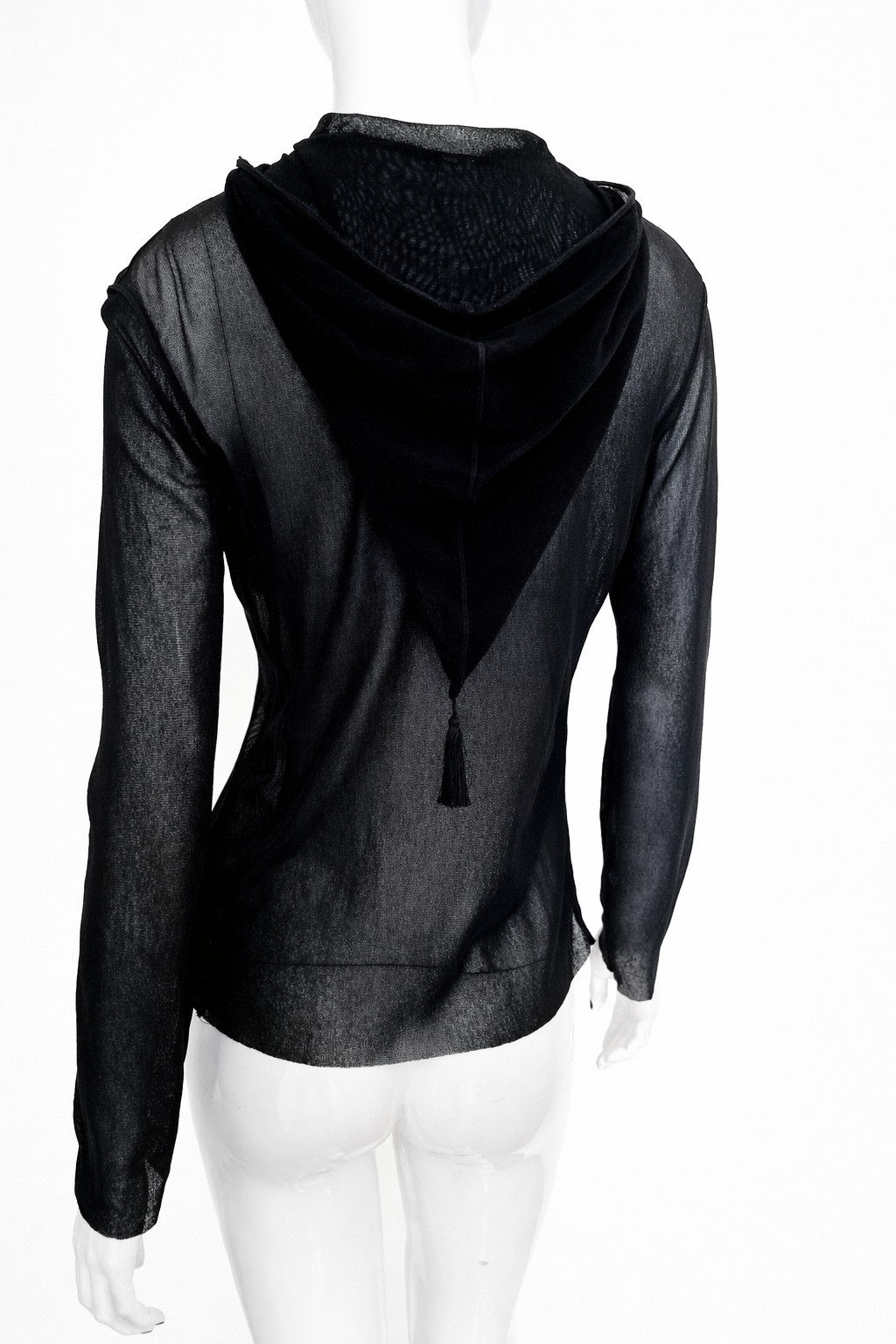 Jean Paul Gaultier Jean Paul Gaultier Hood Hoodie Logo Mesh Men Tassel Top Size US S / EU 44-46 / 1 - 4 Thumbnail