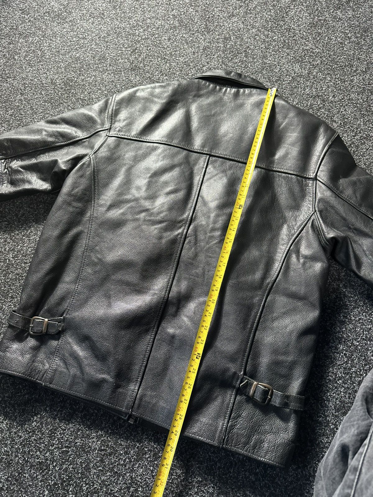 Harley Davidson × Leather 🚨Vintage 90s Leather Biker Jacket-West Style Maison Margiela Size US M / EU 48-50 / 2 - 15 Thumbnail