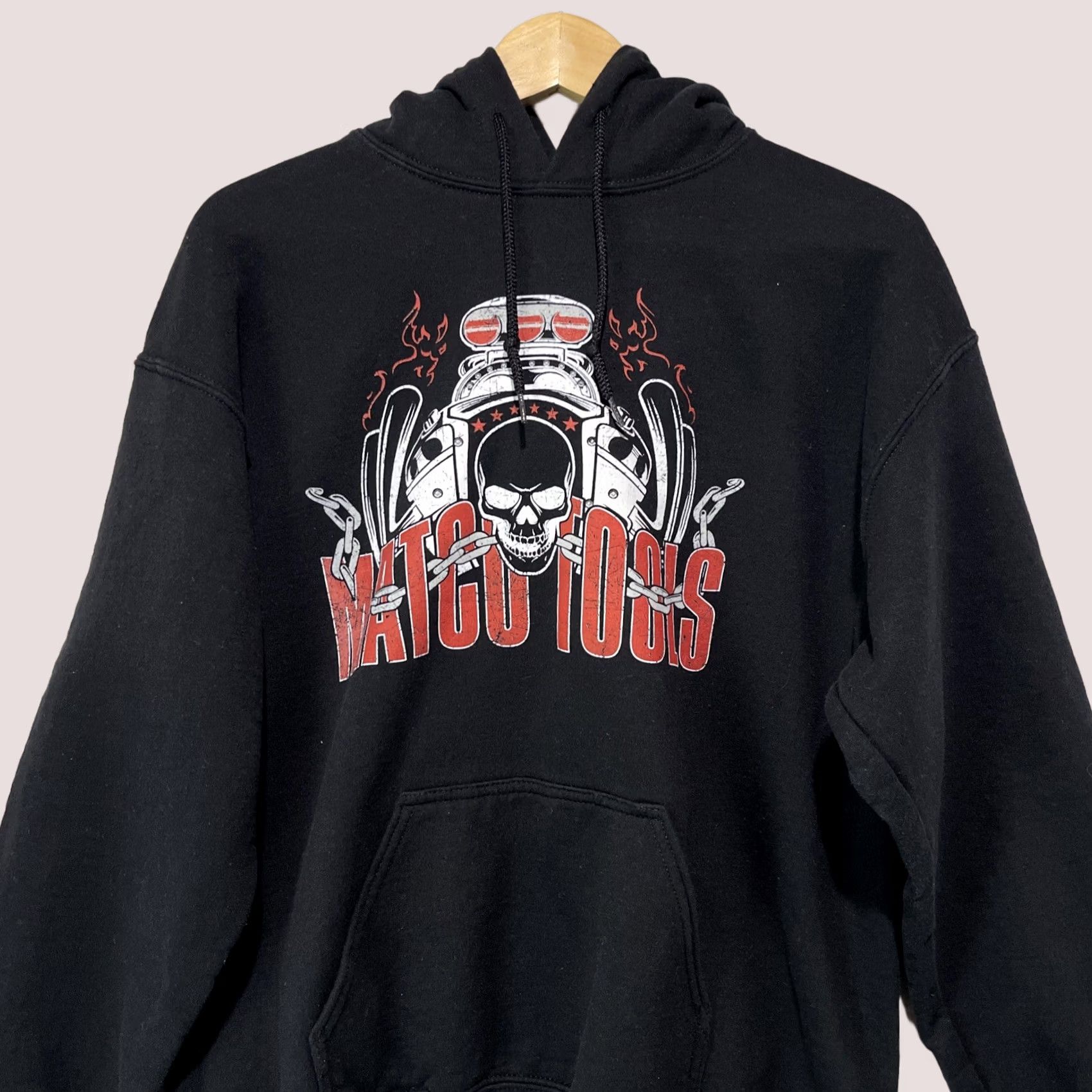 Gildan Gildan Hoodie Mens M Black Card Car Dad Graphic Print Logo Fleece Pullover Winter Gear Size US M / EU 48-50 / 2 - 1 Thumbnail