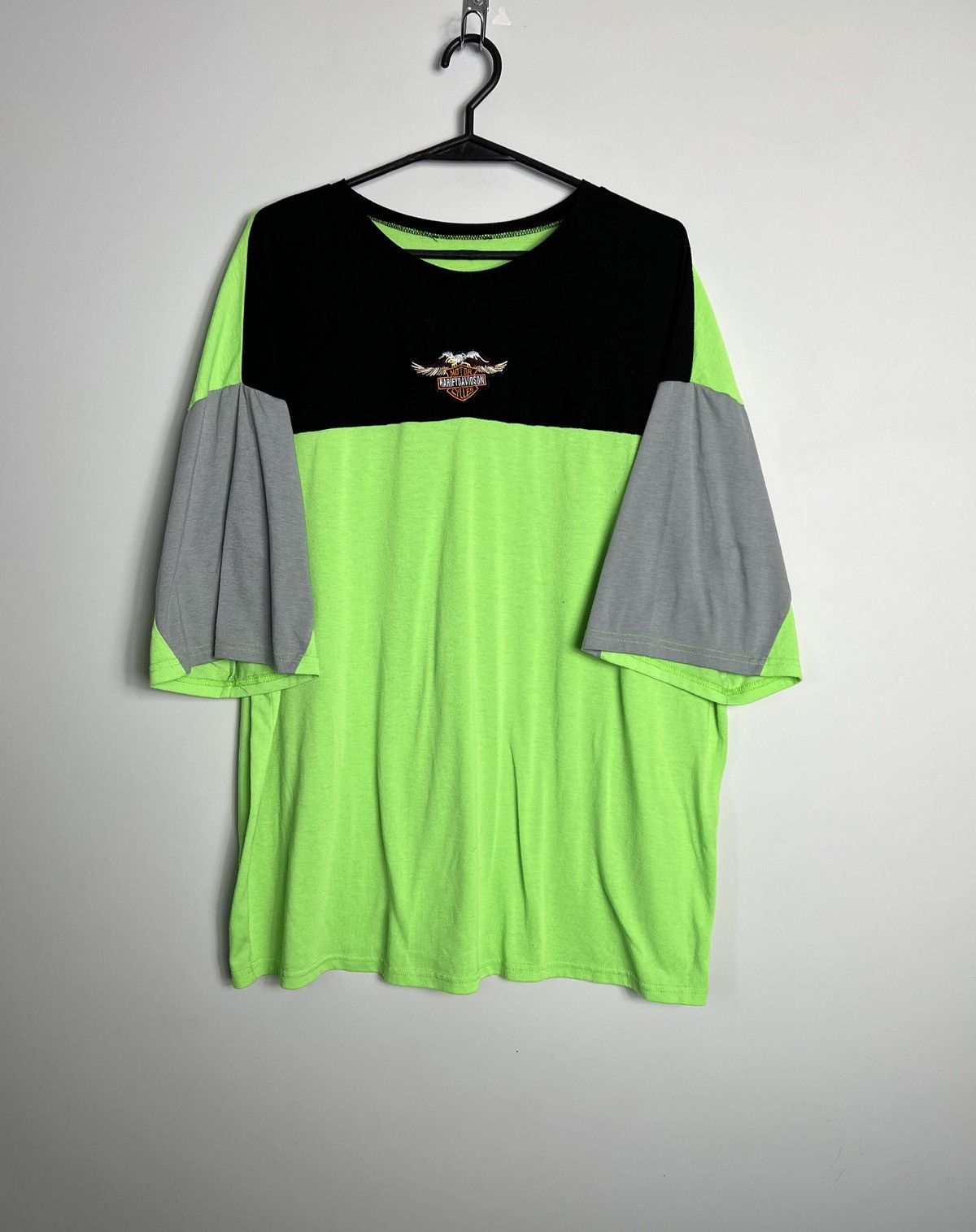 Harley Davidson Baggy Tshirt Harley Davidson Center Logo Vintage Size US XL / EU 56 / 4 - 1 Thumbnail
