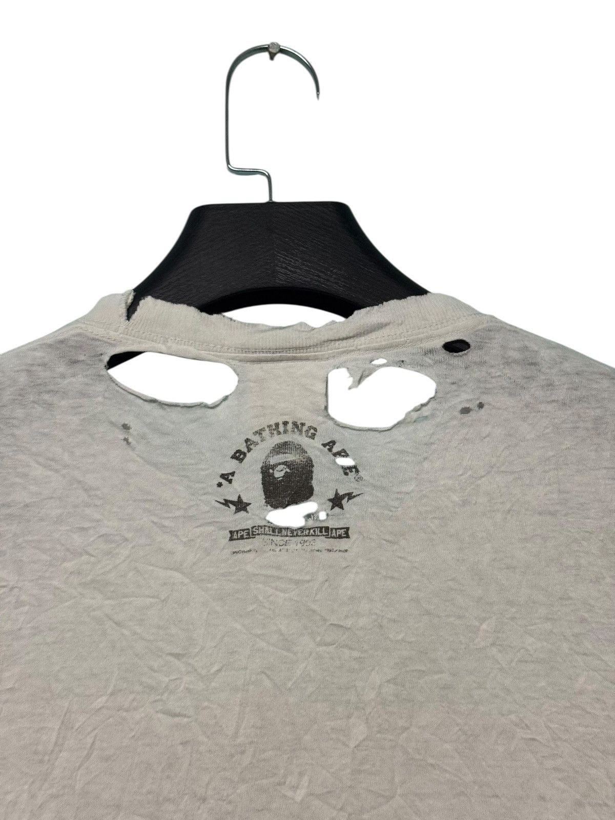 Bape BAPE FLAME DAMAGE DESTROYED L SIZE Size US M / EU 48-50 / 2 - 10 Thumbnail