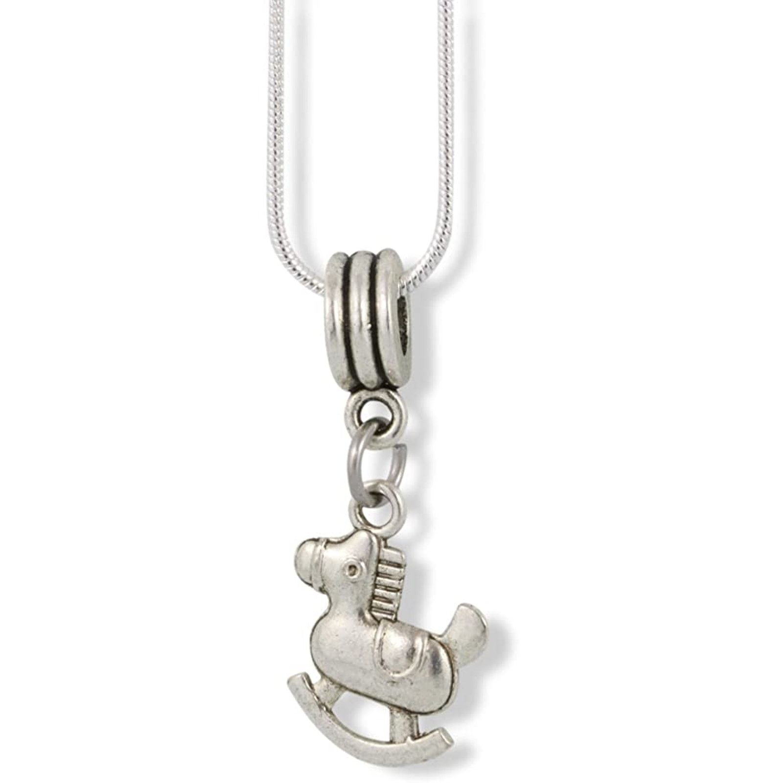 & Other Stories Rocking Horse ( Cartoon like ) Charm Snake Chain Necklace Size ONE SIZE - 1 Thumbnail