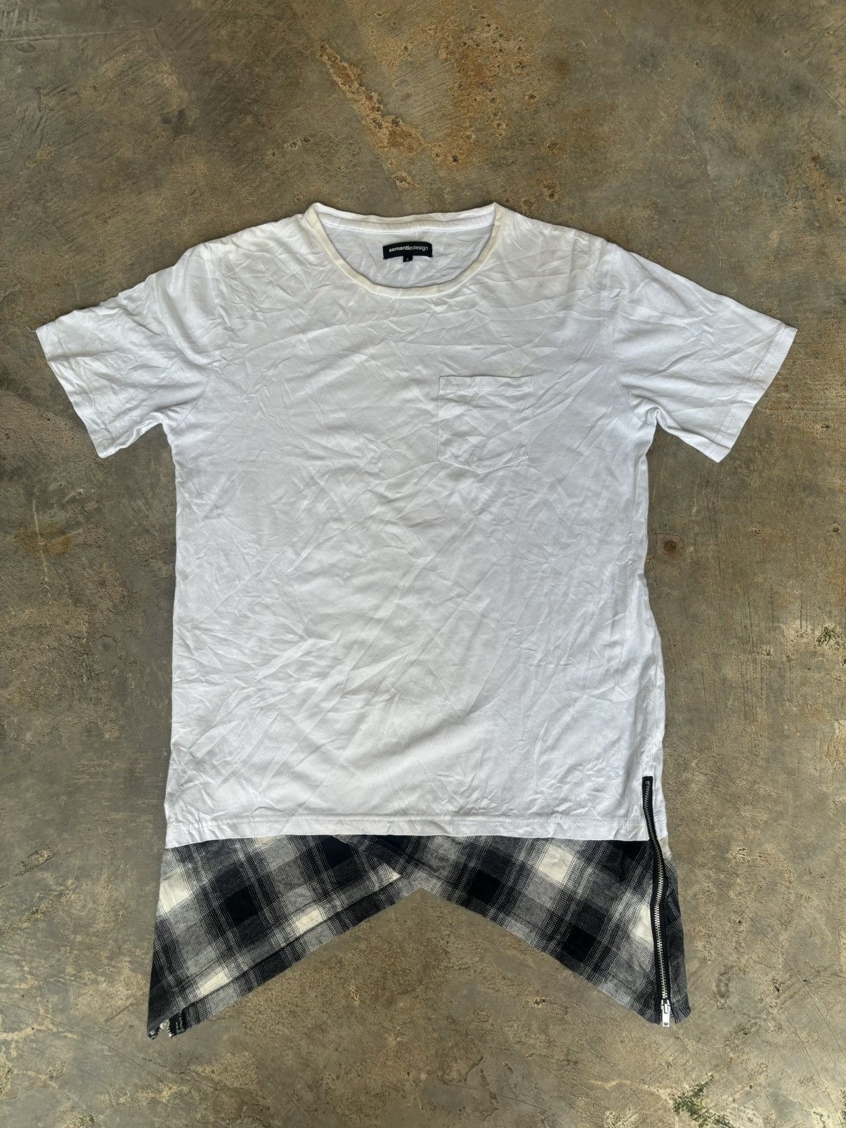 Hysteric Glamour × Japanese Brand × semanticdesign Y2k Semannticdesign Pocket Zipper Tshirt Size US L / EU 52-54 / 3 - 1 Thumbnail