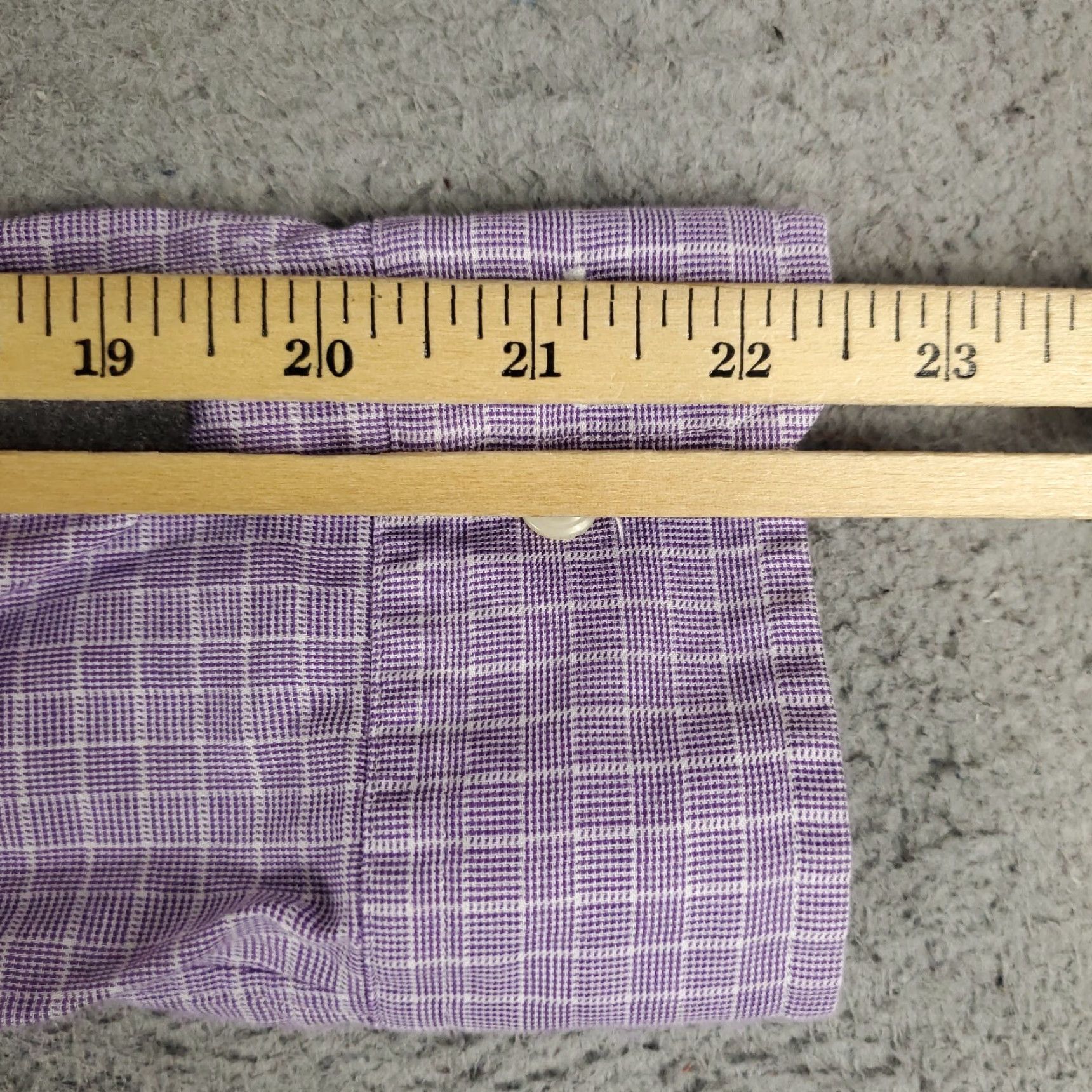 Ralph Lauren Ralph Lauren Shirt Mens 16 Purple Plaid Dress Button-Down Long Sleeve Casual Business Classic 90s Mens Size 42R - 7 Thumbnail