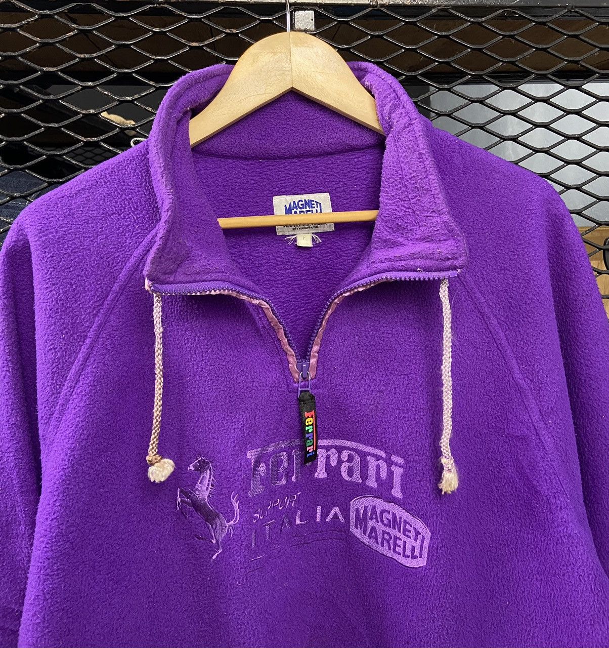 Ferrari × Vintage Vintage 90s Magneti Marelli Ferrari Racing Fleece Size US L / EU 52-54 / 3 - 8 Thumbnail