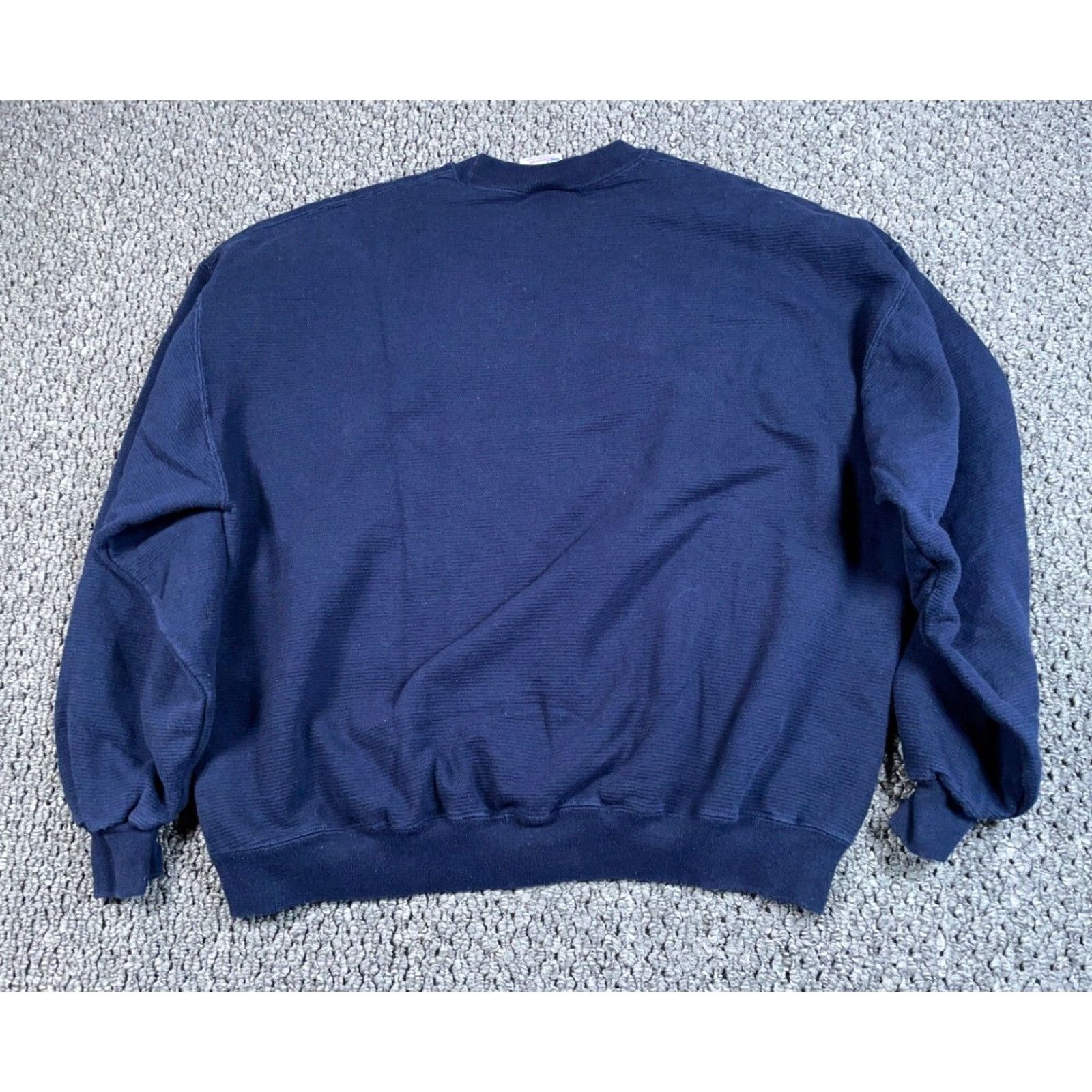 Jerzees VINTAGE Jerzees Sweatshirt Reading Recovery Dog Print Adult 2X Dark Blue Crewneck USA Tag Mens Big & Tall Size US XXL / EU 58 / 5 - 2 Thumbnail