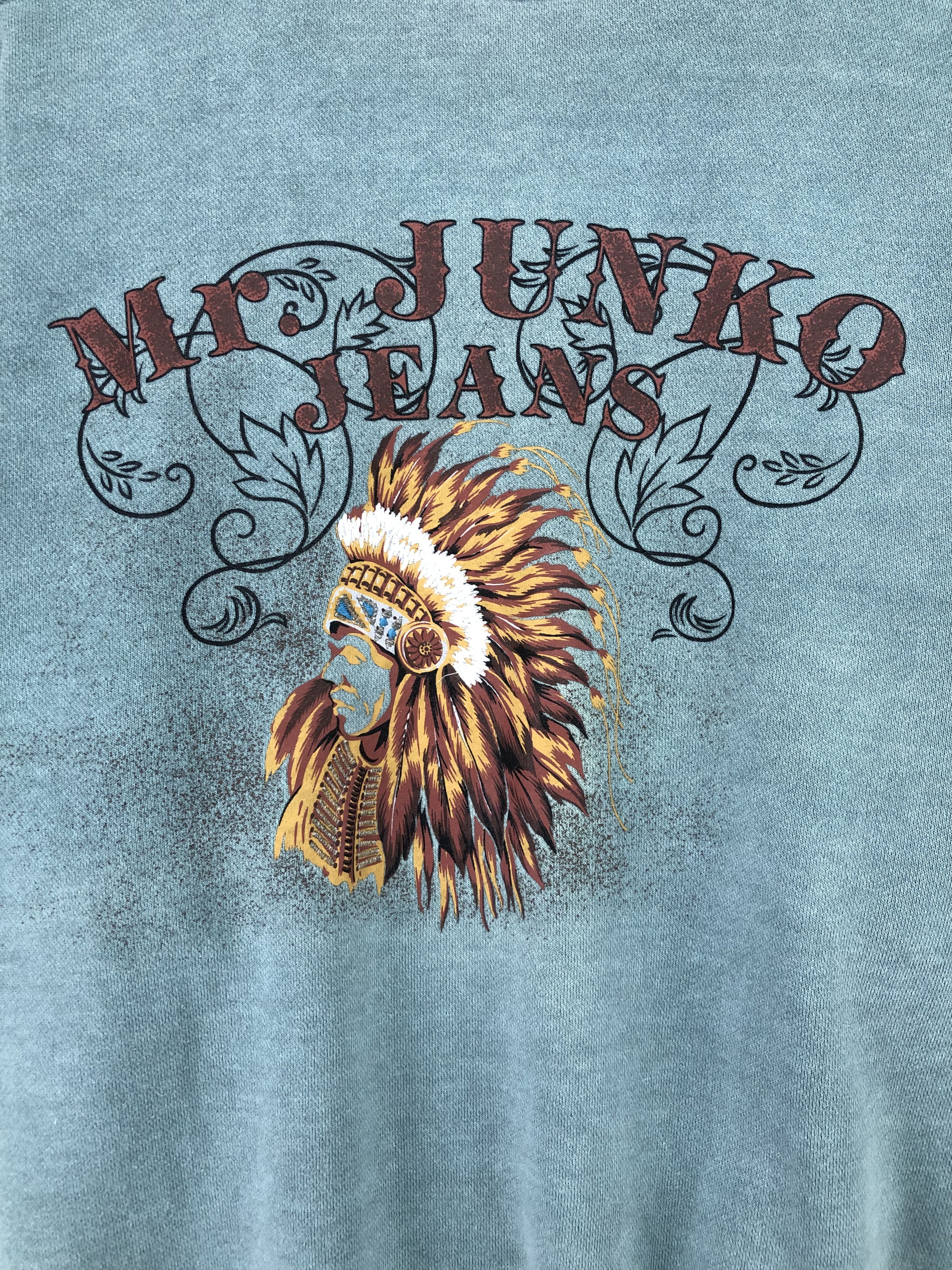 Mr. Junko Vintage 90s Mr. Junko Jeans Crewneck Sweatshirt Size US L / EU 52-54 / 3 - 4 Thumbnail