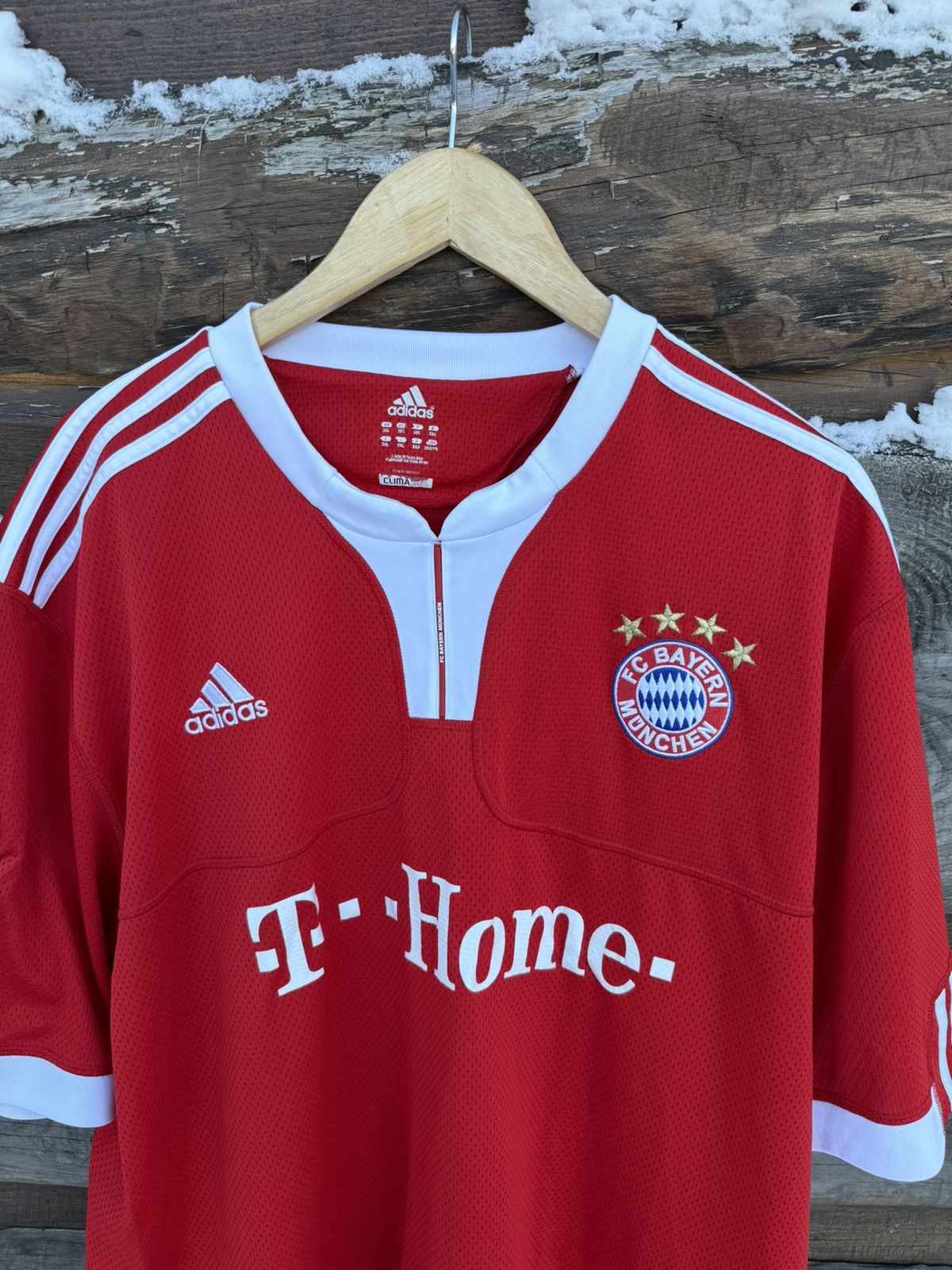 Adidas × Vintage 2009 Adidas Bayern Munich #44 Tumoshchuk vintage jersey Size US XXL / EU 58 / 5 - 5 Thumbnail