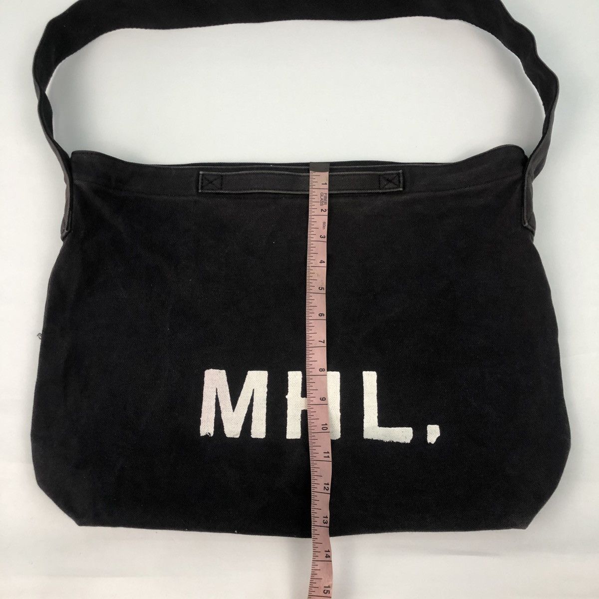 Margaret Howell MHL. MARGARET HOWELL CANVAS BLACK TOTE BAG Size ONE SIZE - 8 Thumbnail