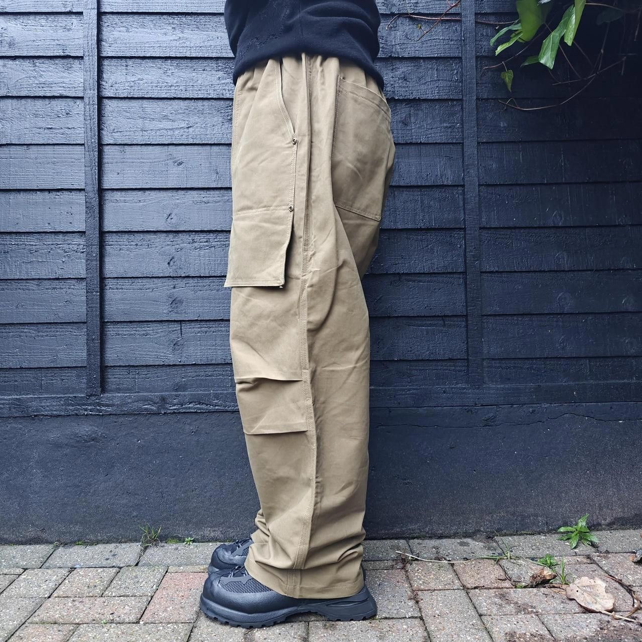 Other Japanese Khaki Articulated Wide Leg Fatigue Pants Size US 32 / EU 48 - 4 Thumbnail