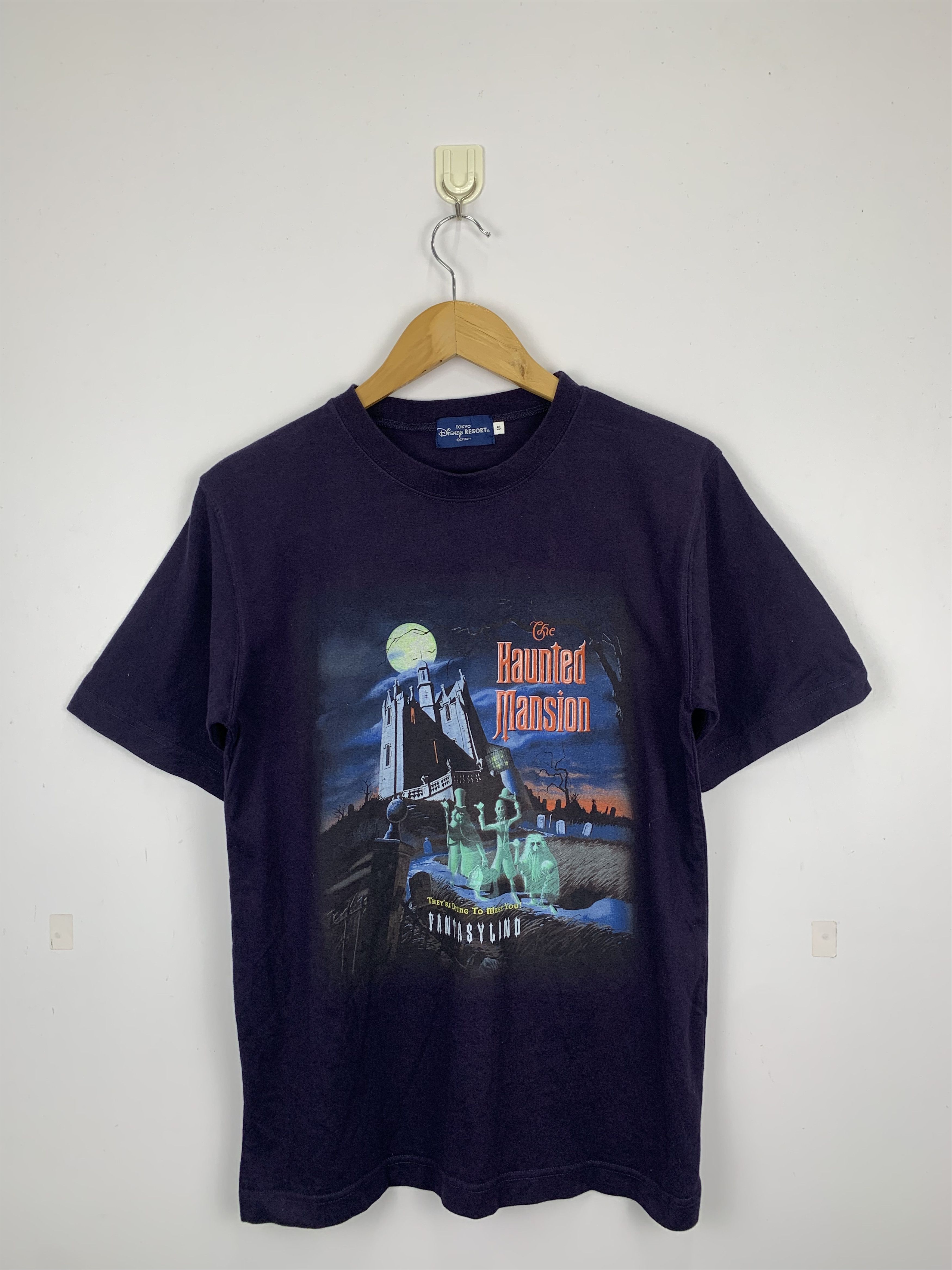 Disney × Vintage Vintage Haunted Mansion Disney Tokyo Disneyland Tee TA0018 Size US S / EU 44-46 / 1 - 1 Thumbnail