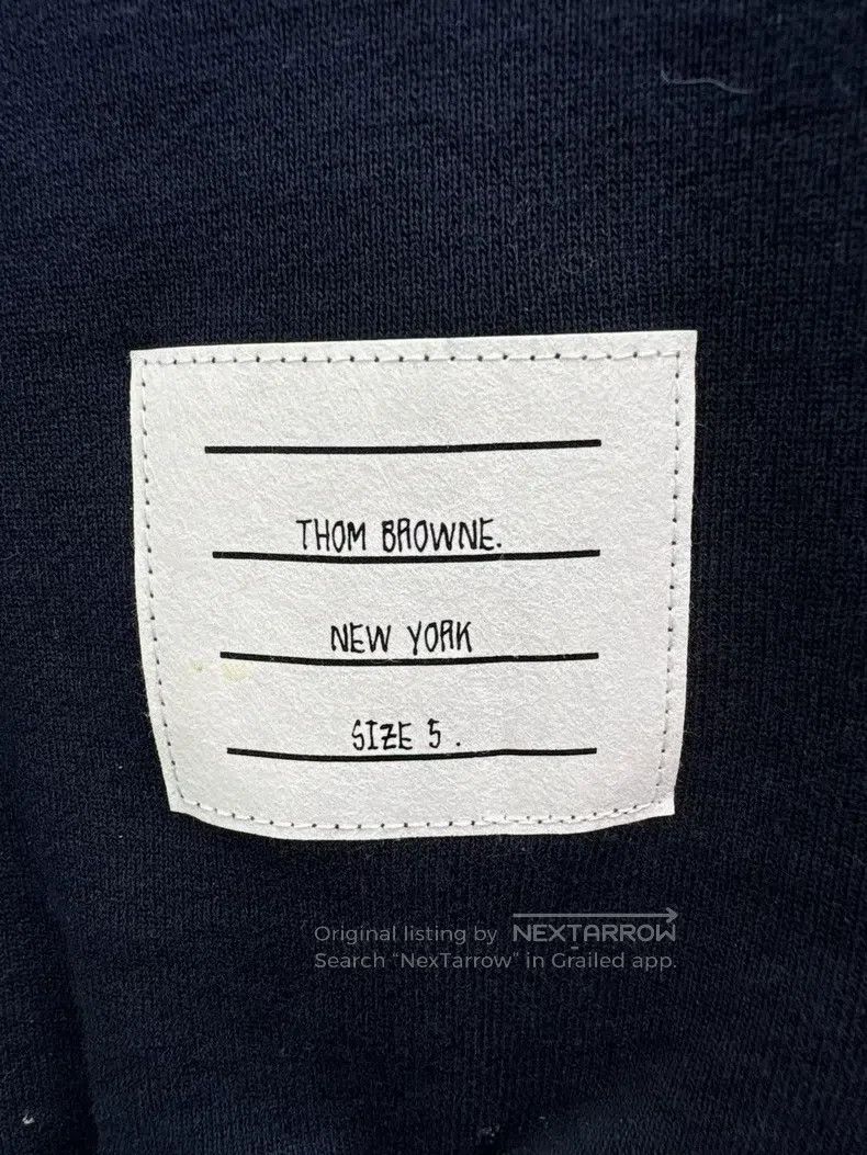 Thom Browne Thom Browne size 5 Deep blue four-stripe sweatpants Size US 32 / EU 48 - 3 Thumbnail