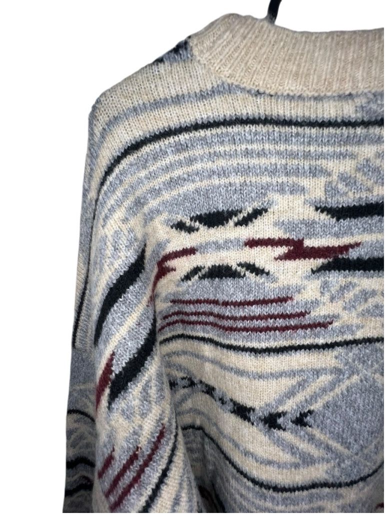 Lucky Brand Lucky Brand Boho Aztec Southwest Print Pullover Sweater Size XL / US 12-14 / IT 48-50 - 4 Thumbnail