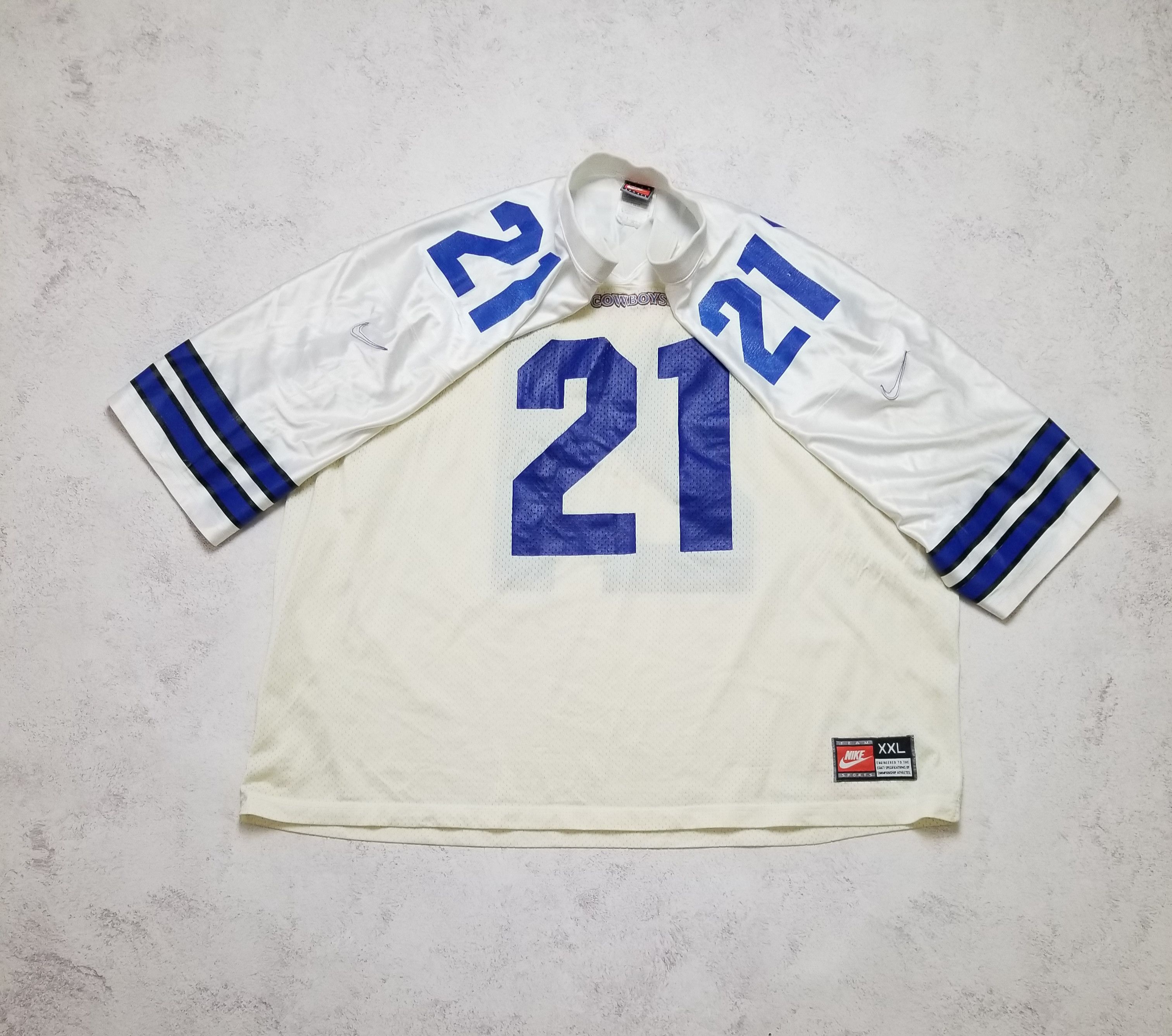 Nike Deion Sanders Dallas Cowboys Nike home NFL Jersey Size US XXL / EU 58 / 5 - 2 Thumbnail