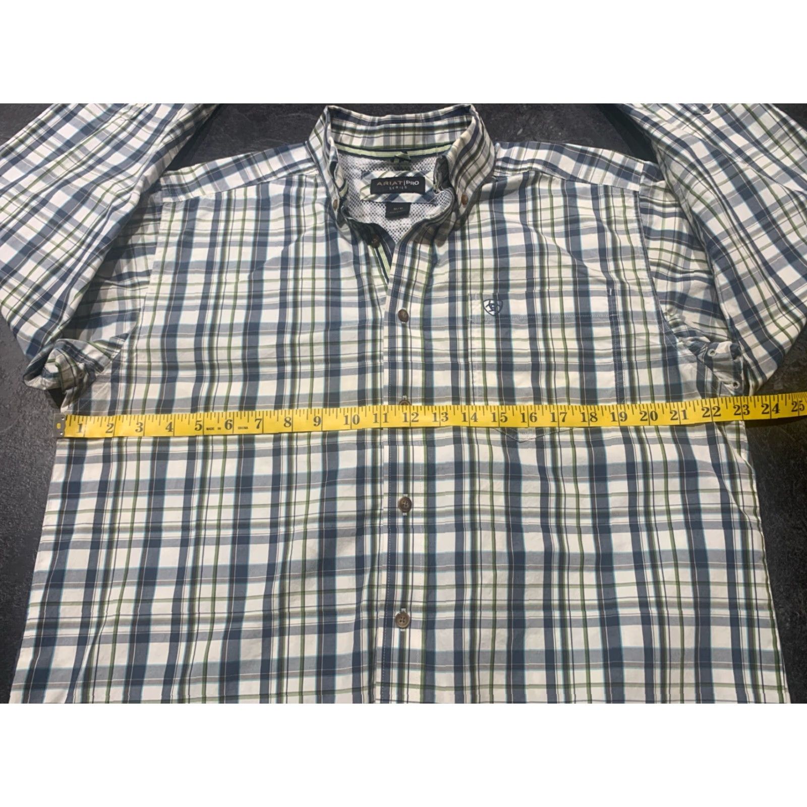 Ariat Ariat Men's Pro Series Plaid Long Sleeve Button-Down Shirt Size M Multicolor Western Size US M / EU 48-50 / 2 - 7 Thumbnail