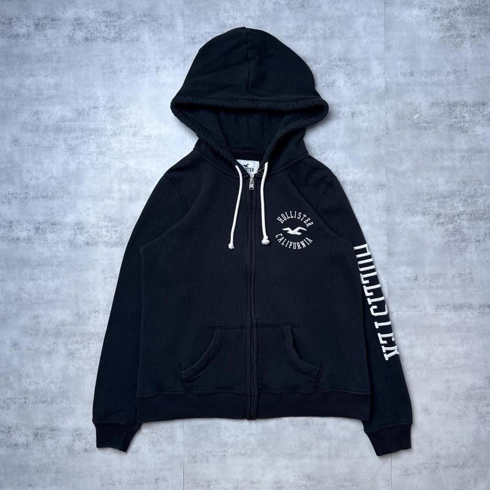 Other Y2K Hollister 00s Black Zip Up Jacket Size M / US 6-8 / IT 42-44 - 1 Thumbnail