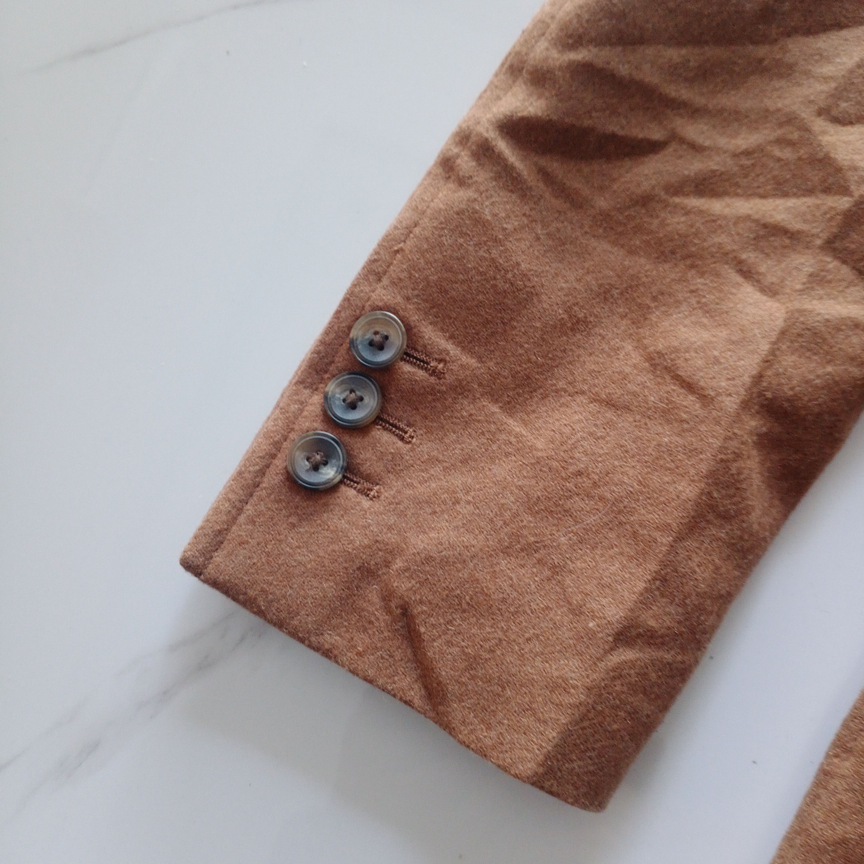 BEAUTY&YOUTH × Japanese Brand × United Arrows United Arrows Beauty & Youth Brown Long Coat Shetland Wool Size US M / EU 48-50 / 2 - 5 Thumbnail