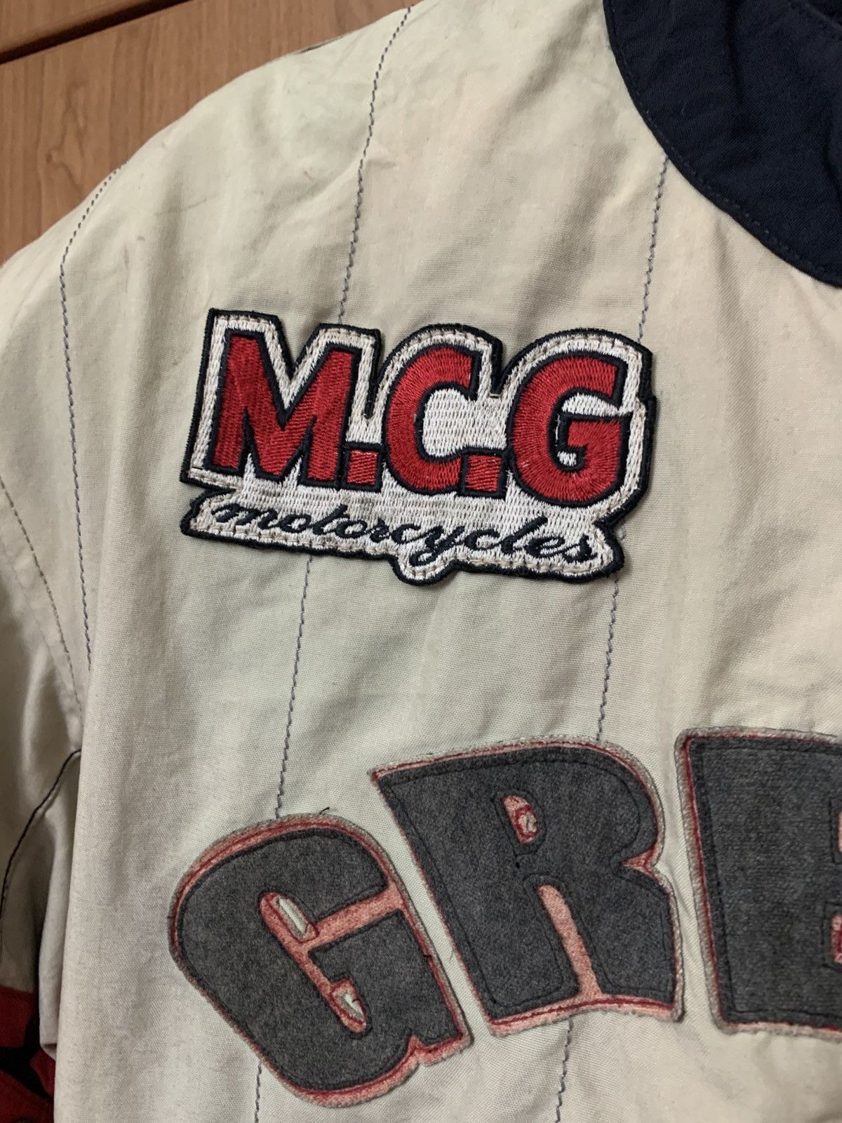 Greedy Genius Vintage greedy motorcycle jacket with padding Size US M / EU 48-50 / 2 - 23 Thumbnail