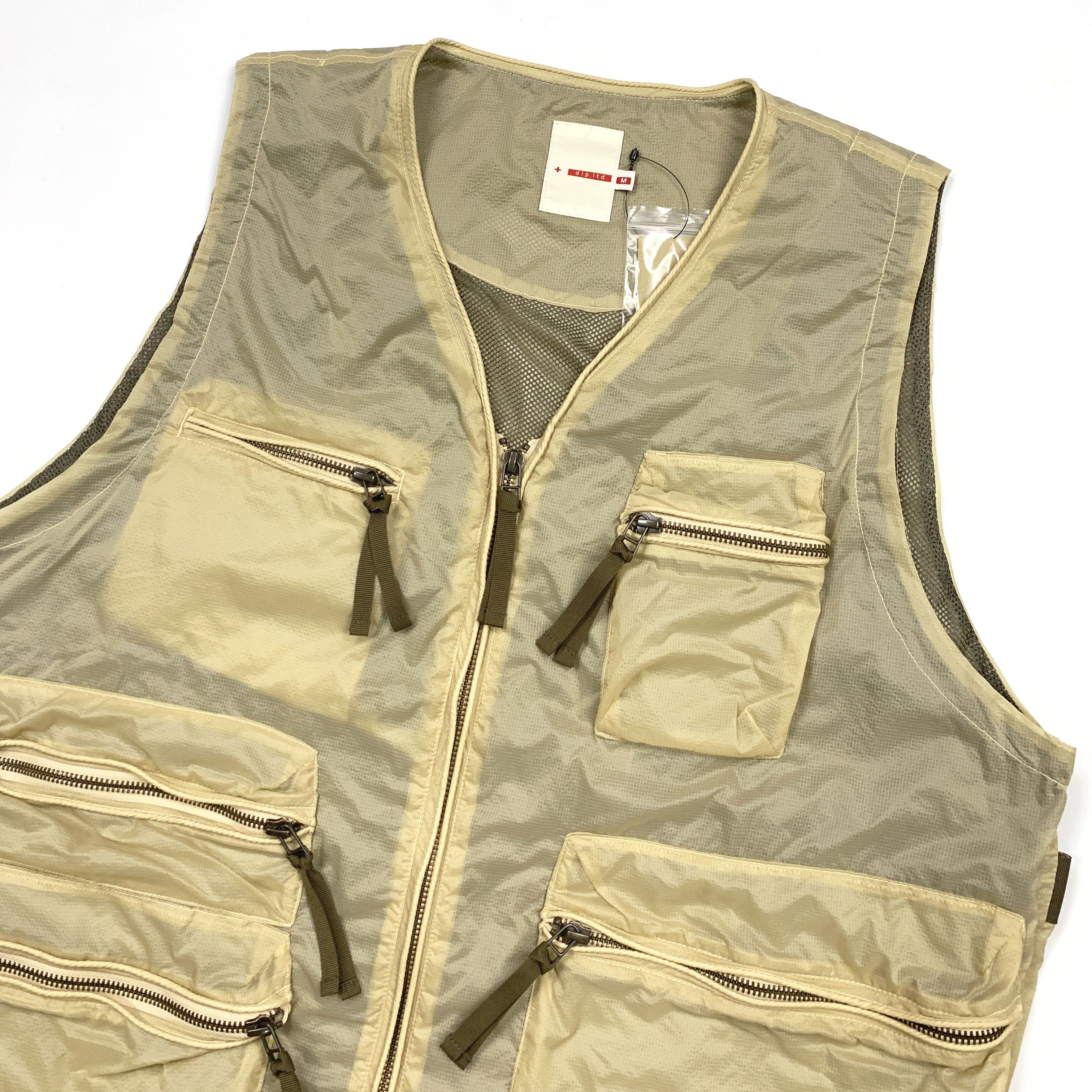 Beams Plus × Engineered Garments Dip Ltd Translucent Ripstop Cargo Vest Size US M / EU 48-50 / 2 - 3 Thumbnail
