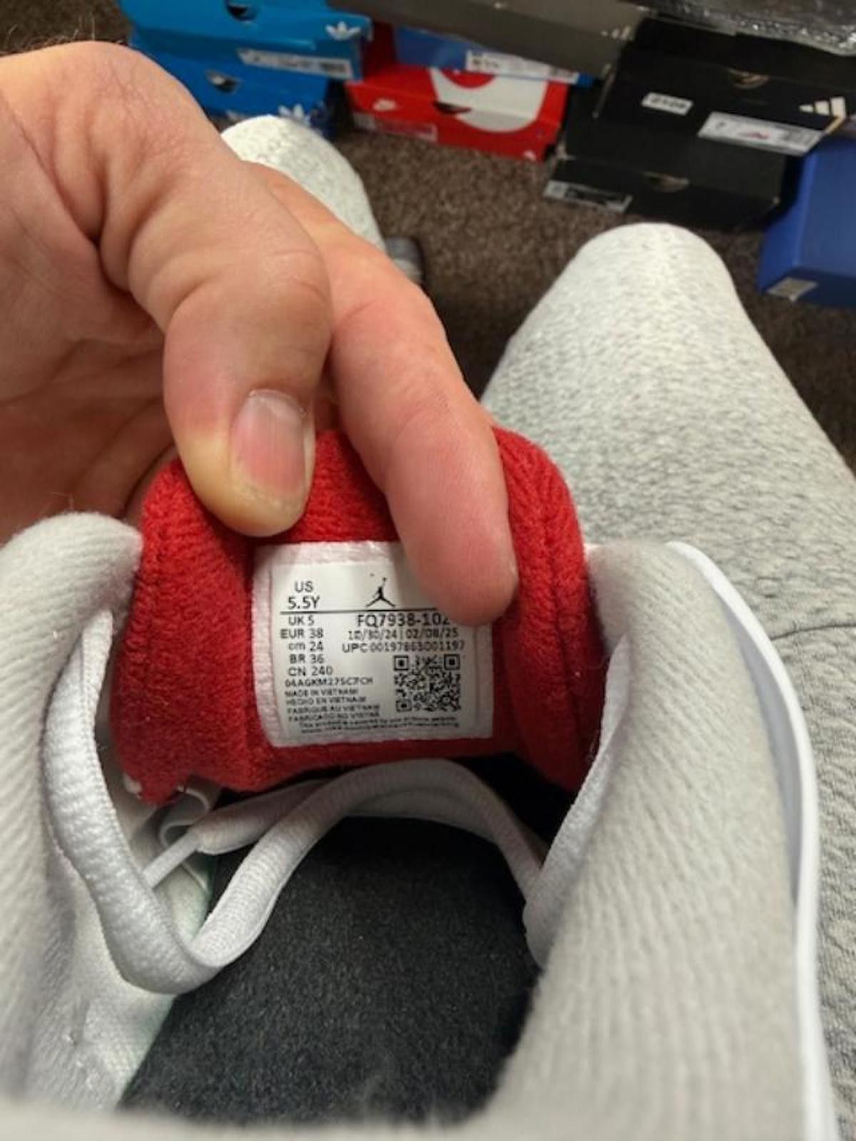 Nike Nike Air Jordan AJ 4 RM - White Fire Red - Y5.5 / W7 New Size US 5.5 / EU 38 - 7 Thumbnail