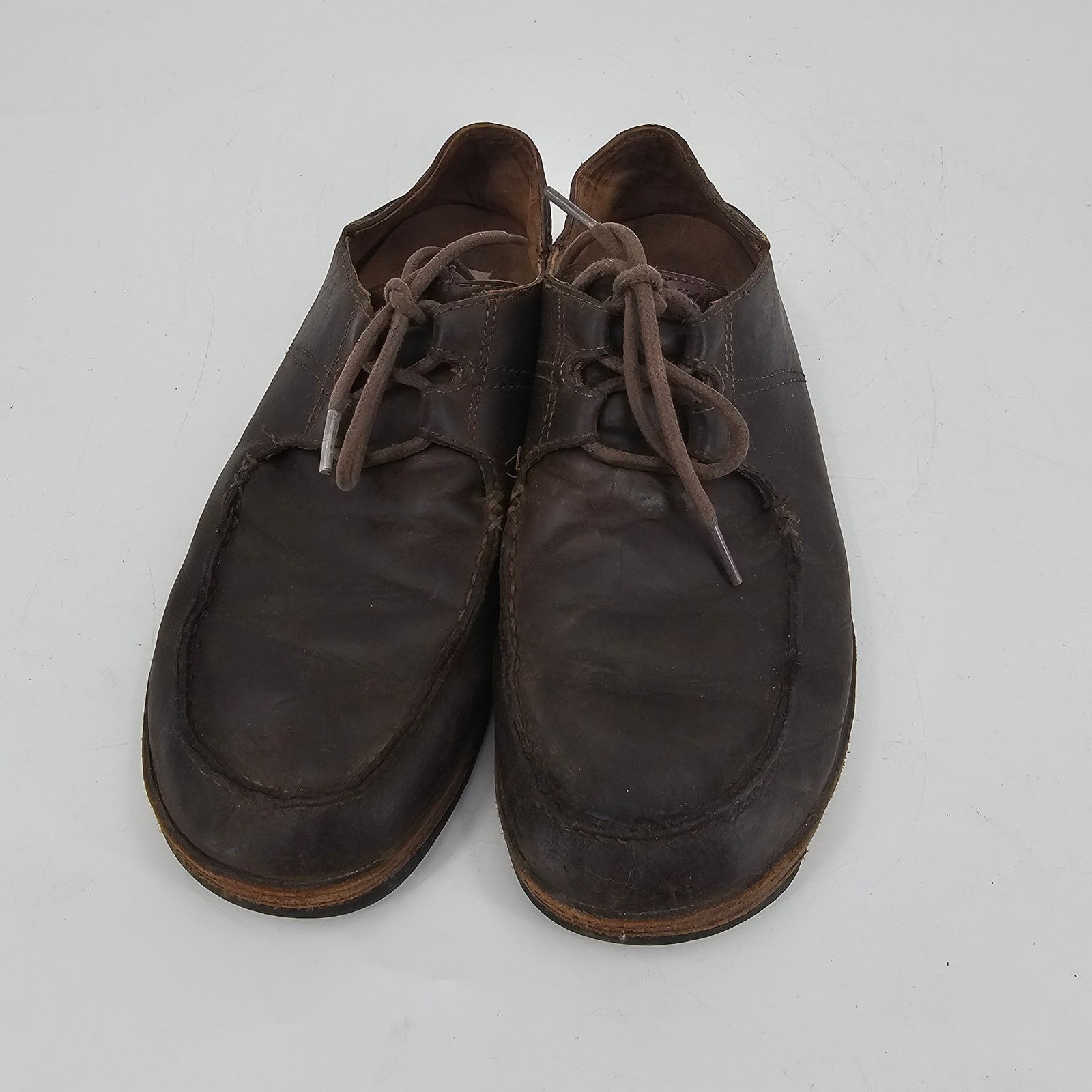 Olukai Olukai Ohana Lace Up Nubuck Brown Leather Shoes brown 10 Size US 10 / EU 43 - 2 Thumbnail