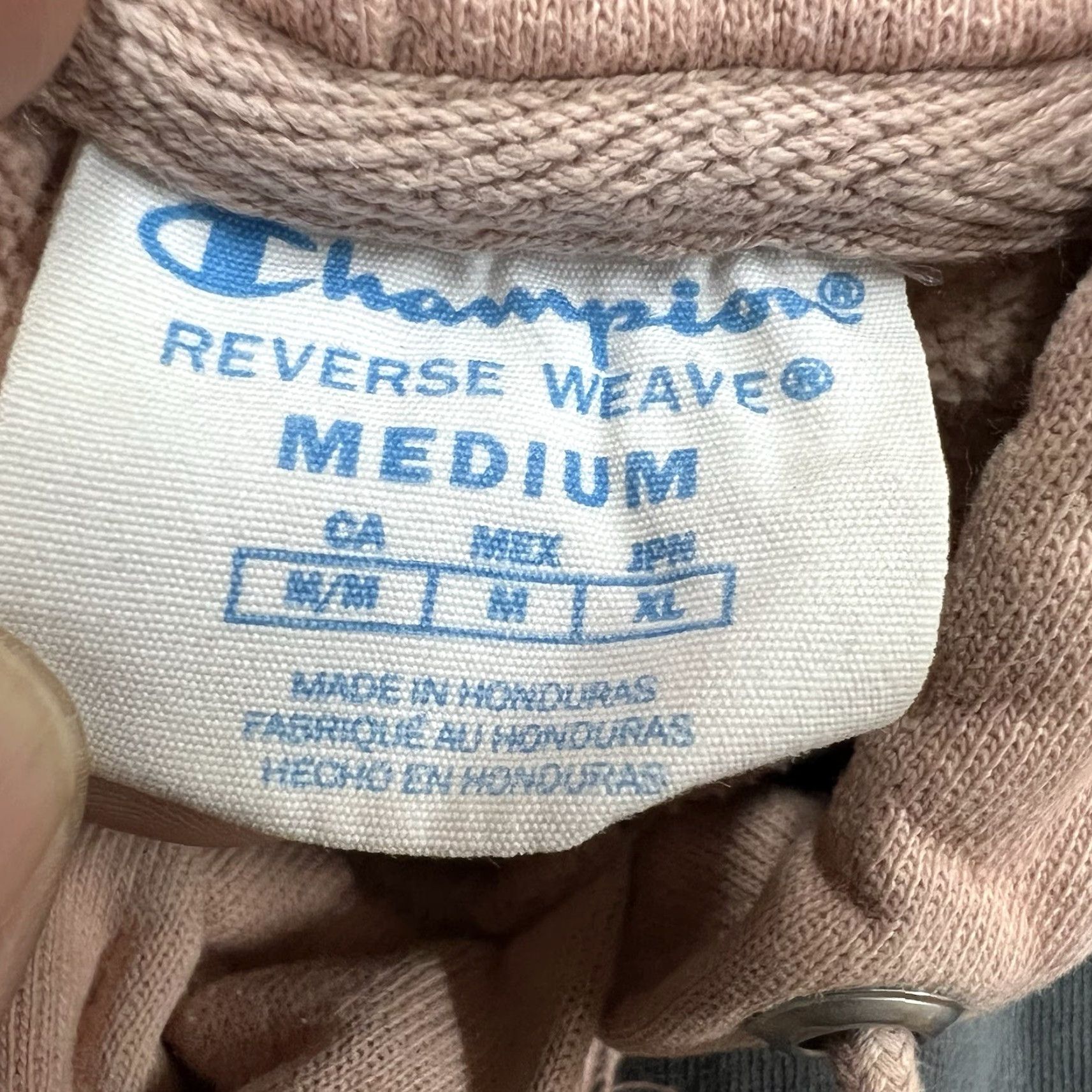 Champion VINTAGE Champion Reverse Weave Hoodie Shirt Mens M Pink 90s Sports Pullover Reversible Size US M / EU 48-50 / 2 - 7 Thumbnail