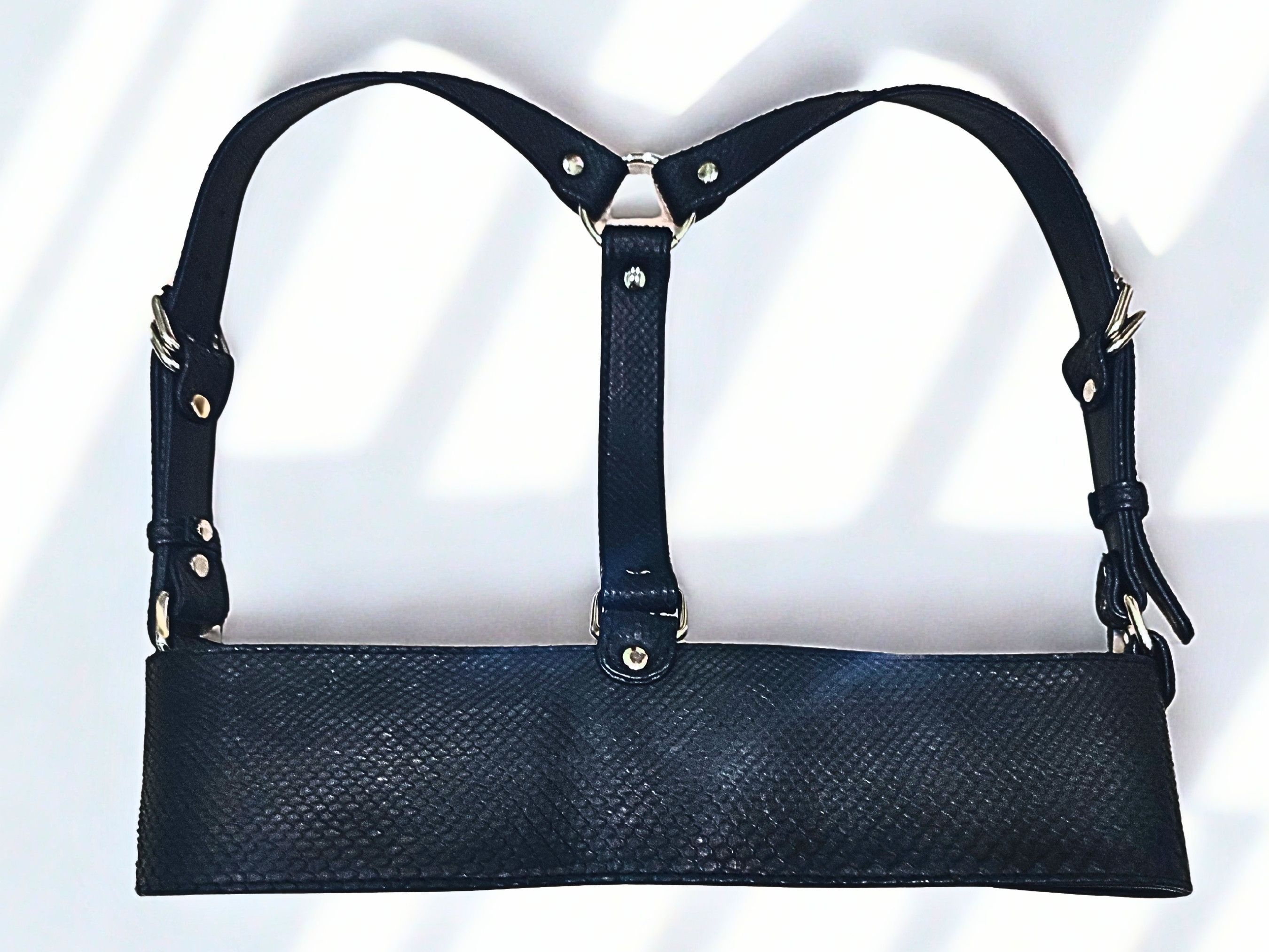 Handmade Y Strap Snakeskin Leather Waist Harness Size ONE SIZE - 6 Thumbnail