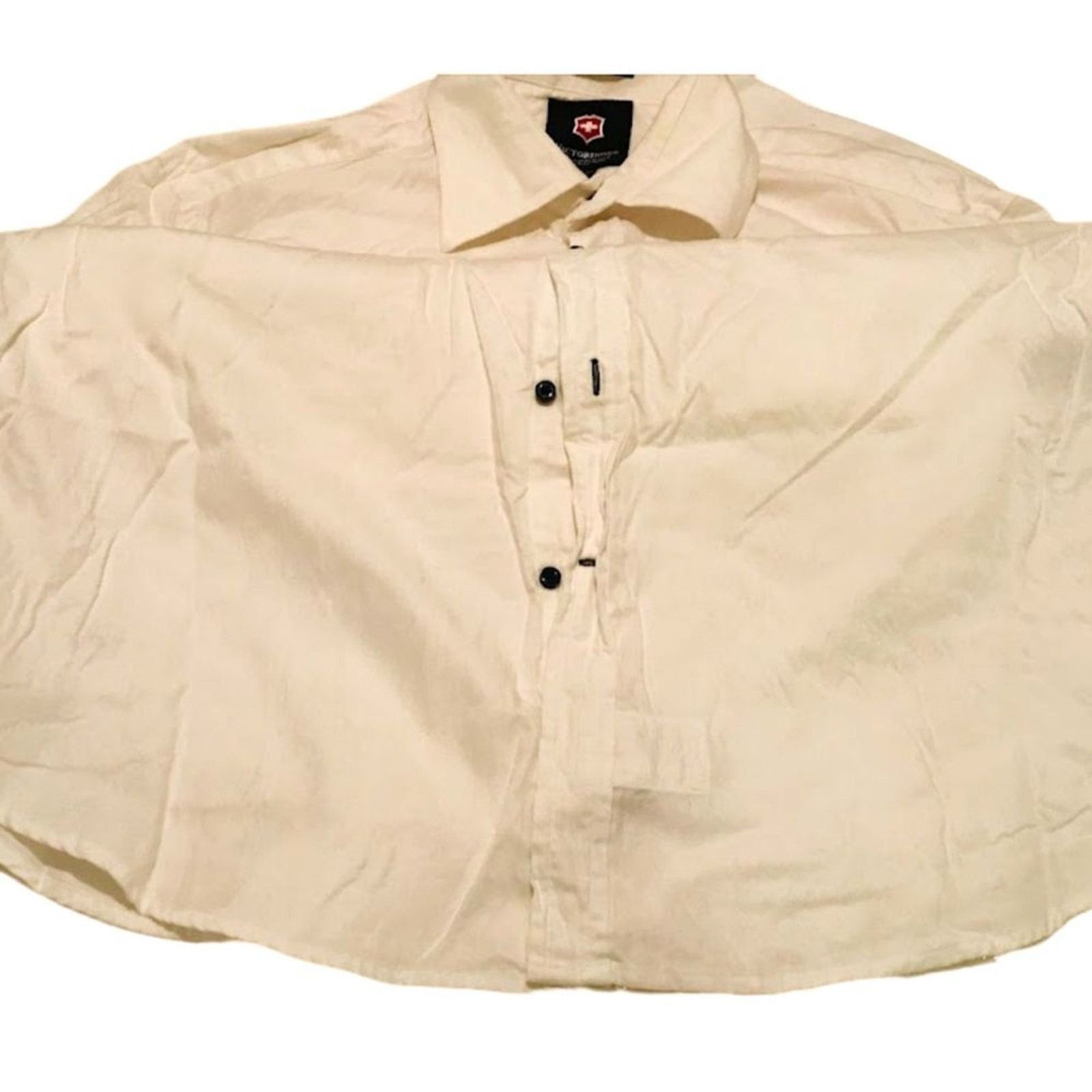 Victorinox Vintage Victorinox Men`s Shirt White 100% Cotton Long L Size US L / EU 52-54 / 3 - 2 Thumbnail
