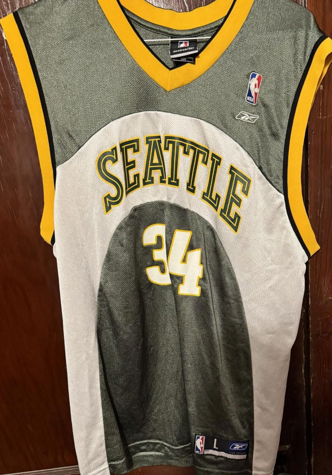 Reebok Seattle Supersonics Jersey Ray Allen Men Sz L Green Reebok Size US L / EU 52-54 / 3 - 1 Thumbnail