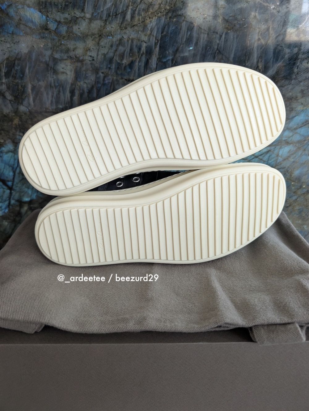 Rick Owens 💥1/1 SAMPLE MATISSE DI MAGGIO RUBBER RAMONES LOW FW24 Size US 8 / EU 41 - 8 Thumbnail