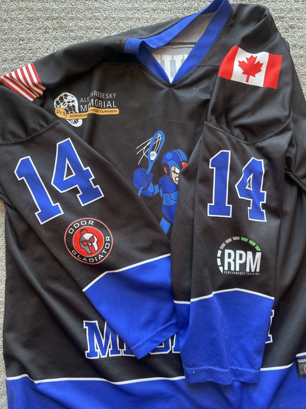 Nintendo Megamen Hockey Jersey Size US XL / EU 56 / 4 - 3 Thumbnail