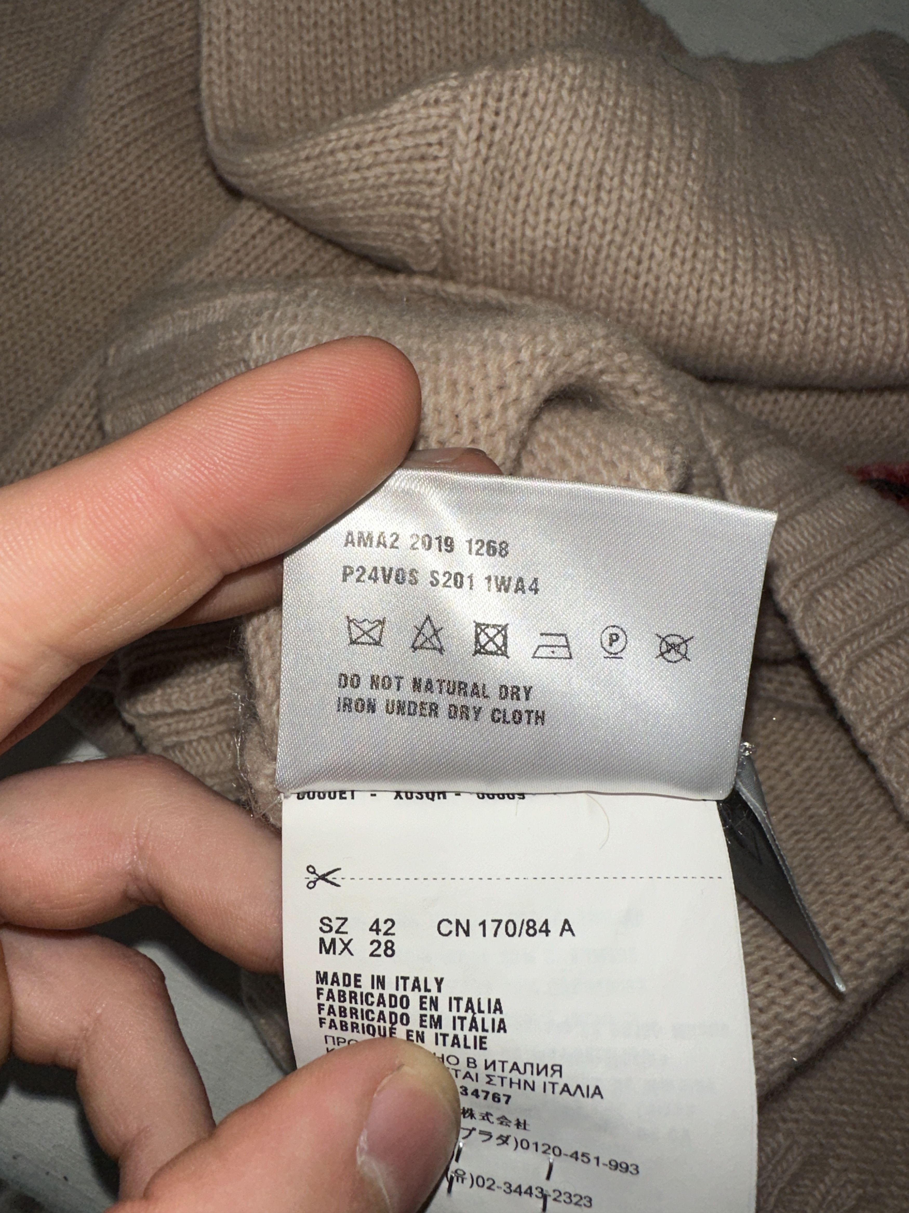 Prada Prada Lips Pattern Wool Cashmere Knit Sweater Size 42 IT Size M / US 6-8 / IT 42-44 - 12 Thumbnail