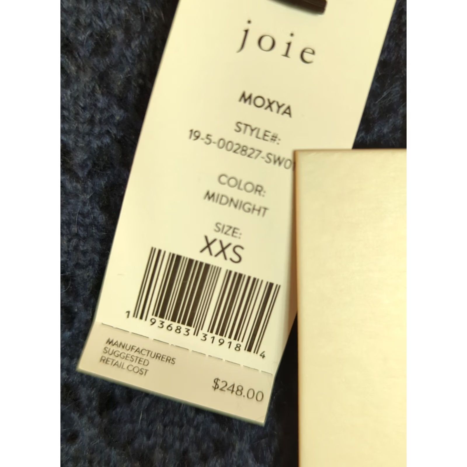 Joie JOIE Sweater Top Honeycomb Open Knit Wool Blend Blue XXS Women Size XXS / US 00 / IT 34 - 3 Thumbnail