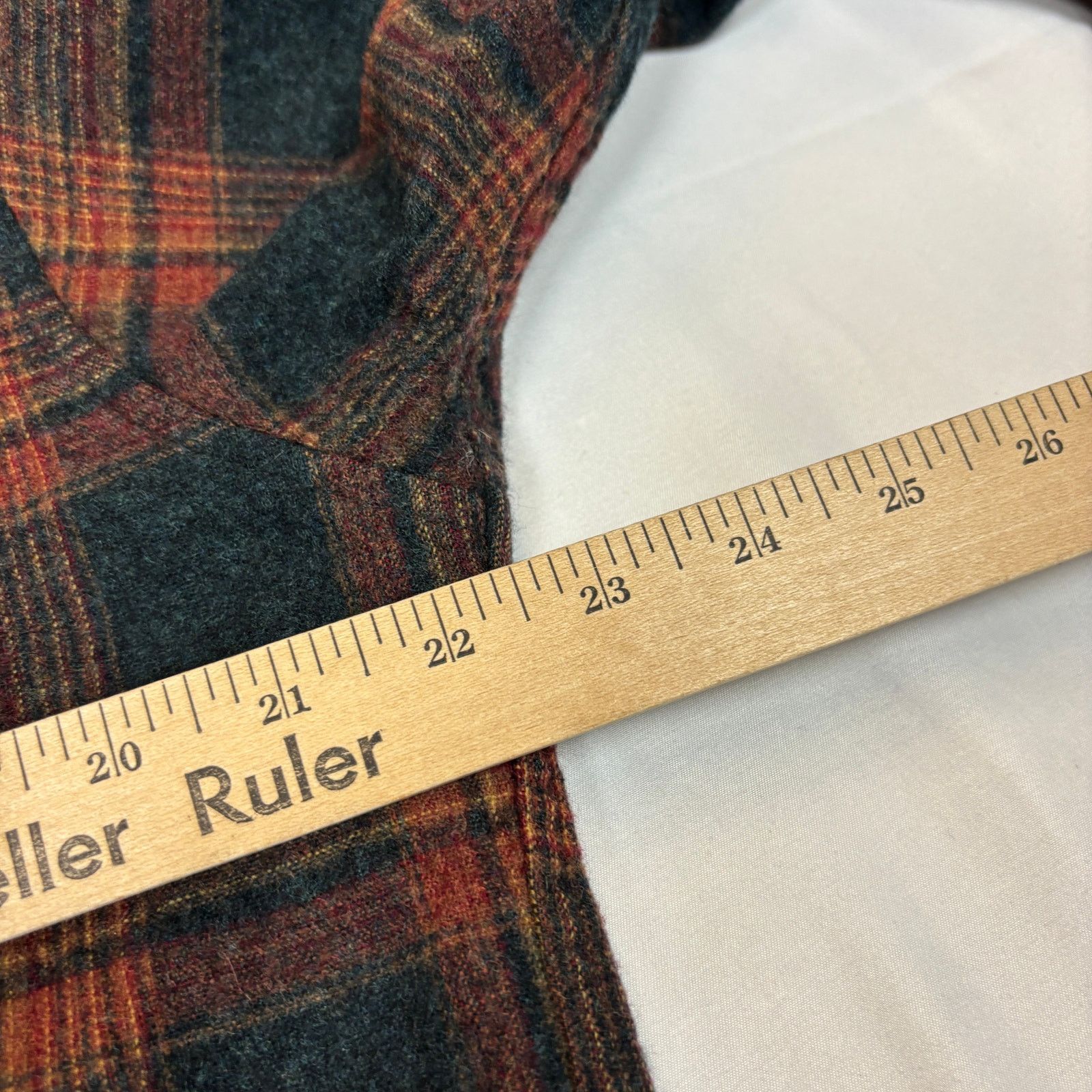 Pendleton Pendleton Wool Check Flannel Men's Large Long Plaid Washable Size US L / EU 52-54 / 3 - 5 Thumbnail