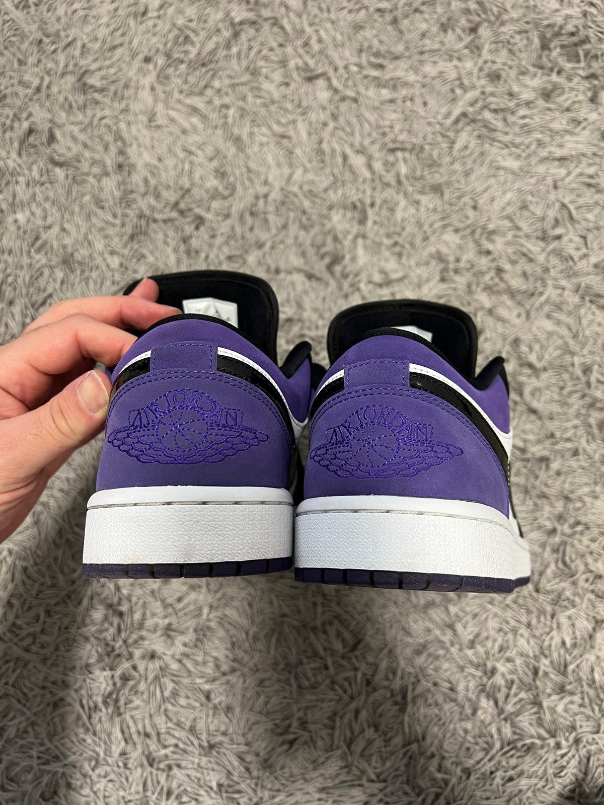 Nike Jordan 1 Low Court Purple Size US 9 / EU 42 - 4 Thumbnail