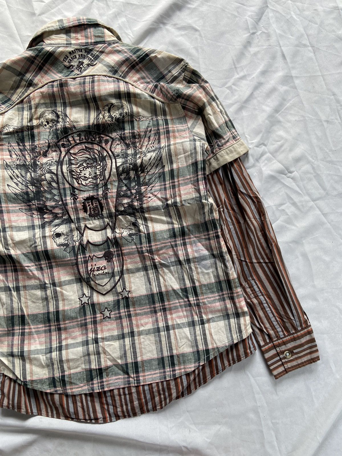 PPFM JIZOST BATSU 2 IN 1 PPFM CASUAL STRIPED BUTTON DOWN SHIRT Size US S / EU 44-46 / 1 - 10 Thumbnail