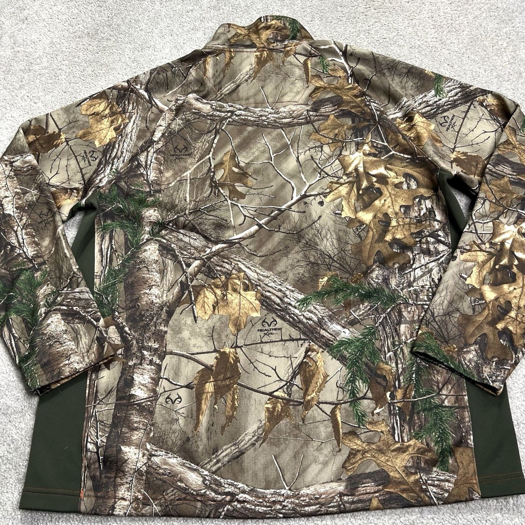 Under Armour Under Armour Camouflage 1/4 Zip Sweatshirt Men 2XL Pullover ColdGear Digi Key Electronics Embroidered Lower Front Size US XXL / EU 58 / 5 - 7 Thumbnail