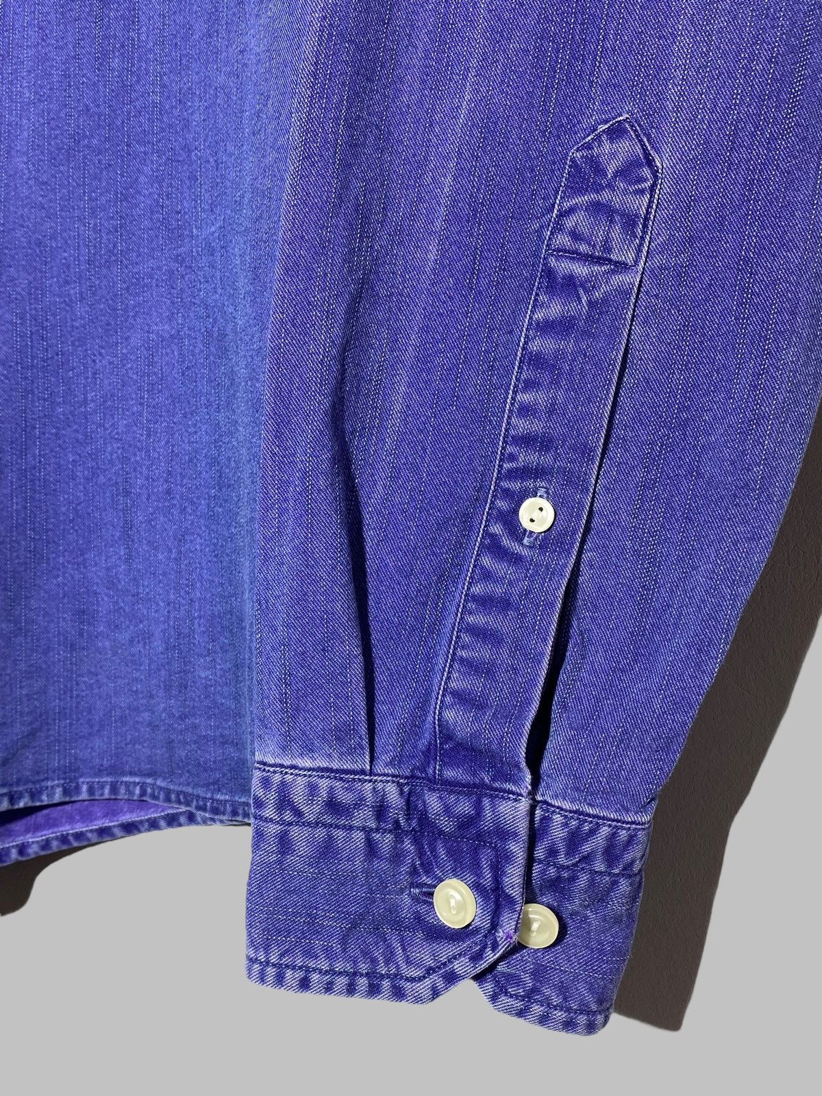 Eton 🔥 ETON DENIM BUTTON DOWN SHIRT SLIM FIT PREPPY STYLE Size US M / EU 48-50 / 2 - 11 Thumbnail