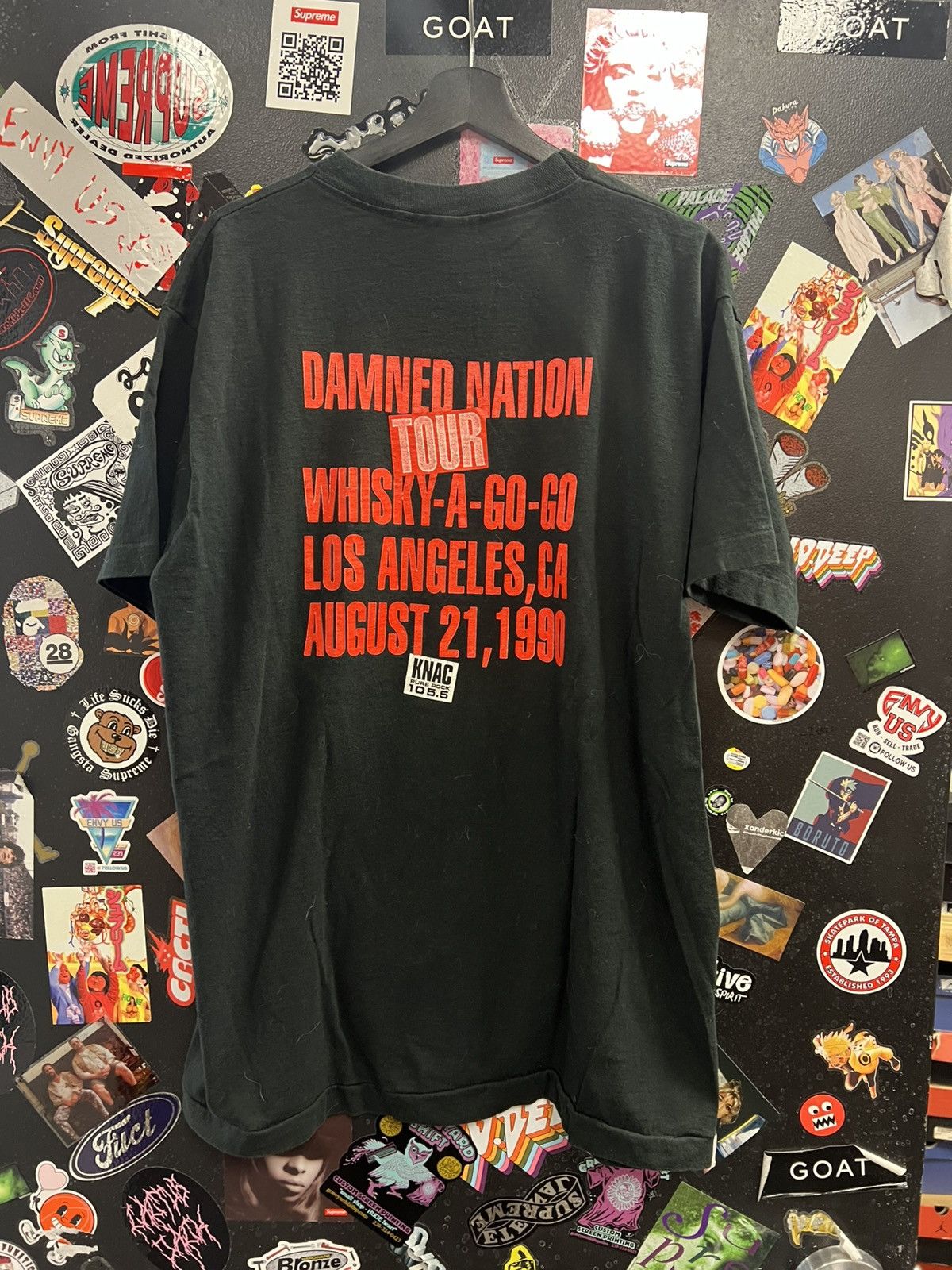 Band Tees Vintage 1990 Jet Boy Damned Nation Tour Shirt Size US XL / EU 56 / 4 - 2 Thumbnail