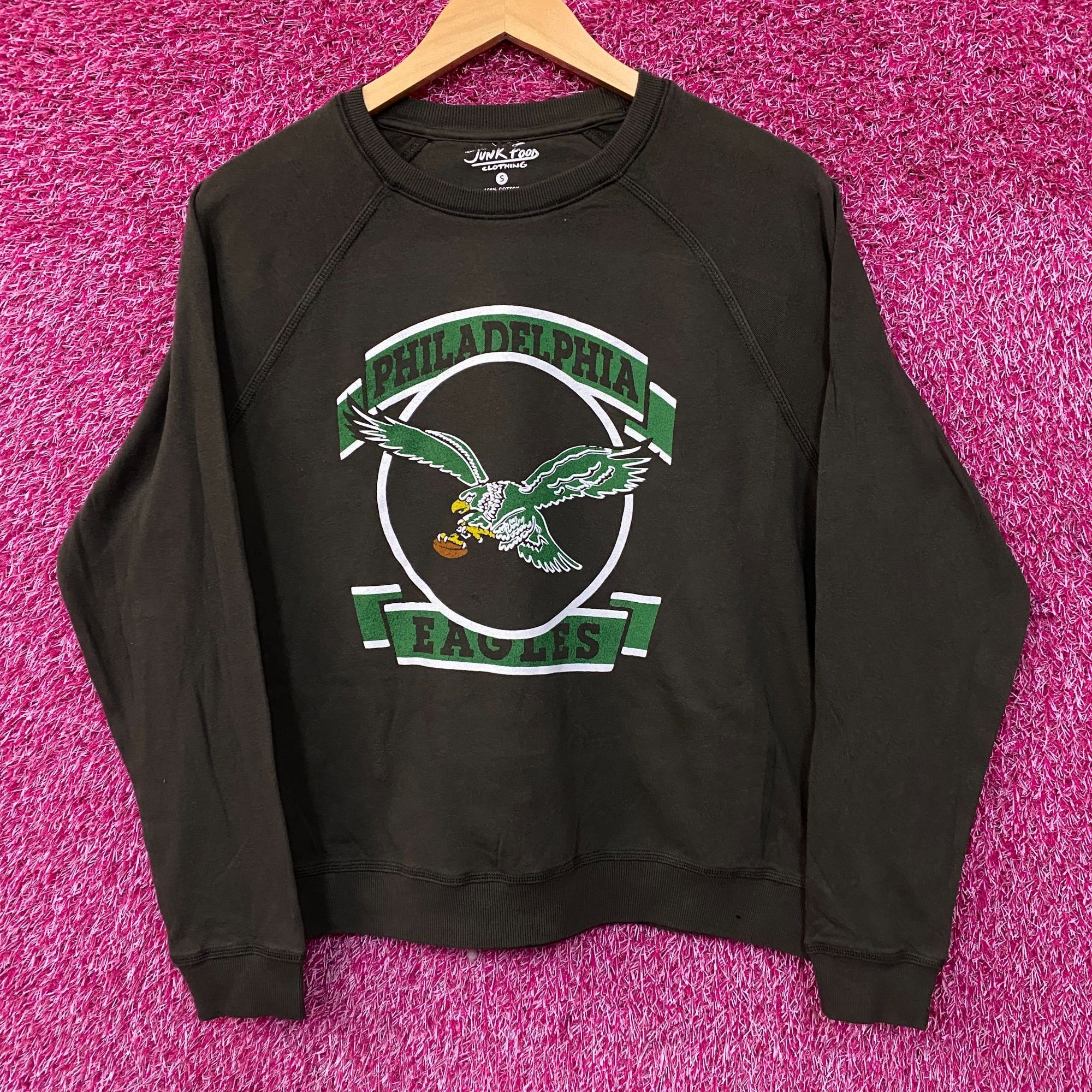Junk Food Junk Food Clothing Philadelphia Eagles Crop Crewneck Sweatsh Size S / US 4 / IT 40 - 1 Thumbnail