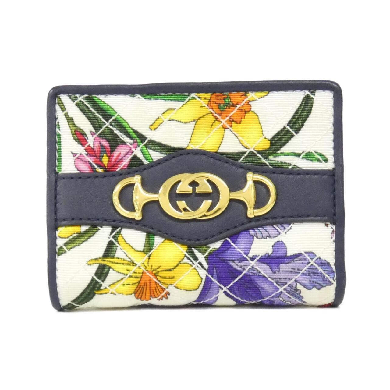 Gucci Gucci Gucci GG Supreme Canvas Leather Wallet Textile Short Wallet 536353 DUTY FREE for USA Size ONE SIZE - 1 Thumbnail