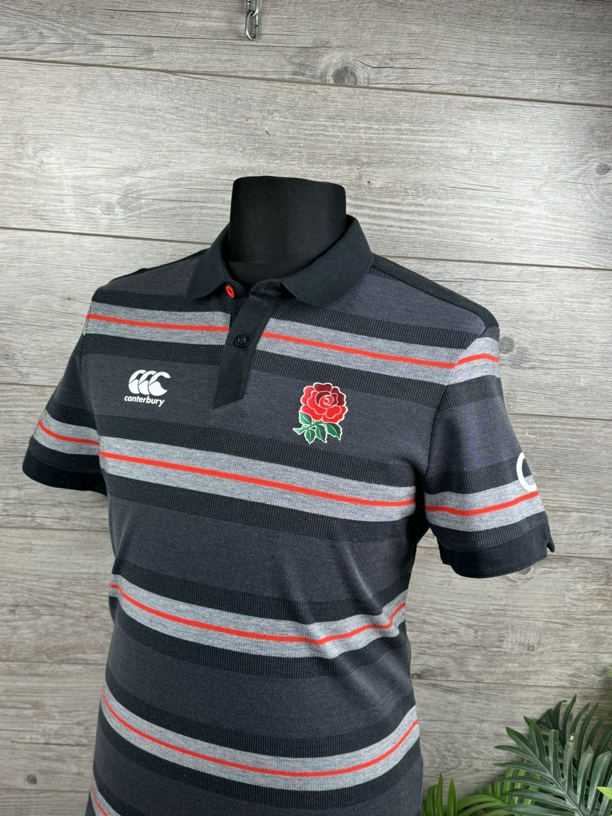 Canterbury of New Zealand Canterbury Polo Rugby Club England soccer jersey Size L Size US L / EU 52-54 / 3 - 1 Thumbnail